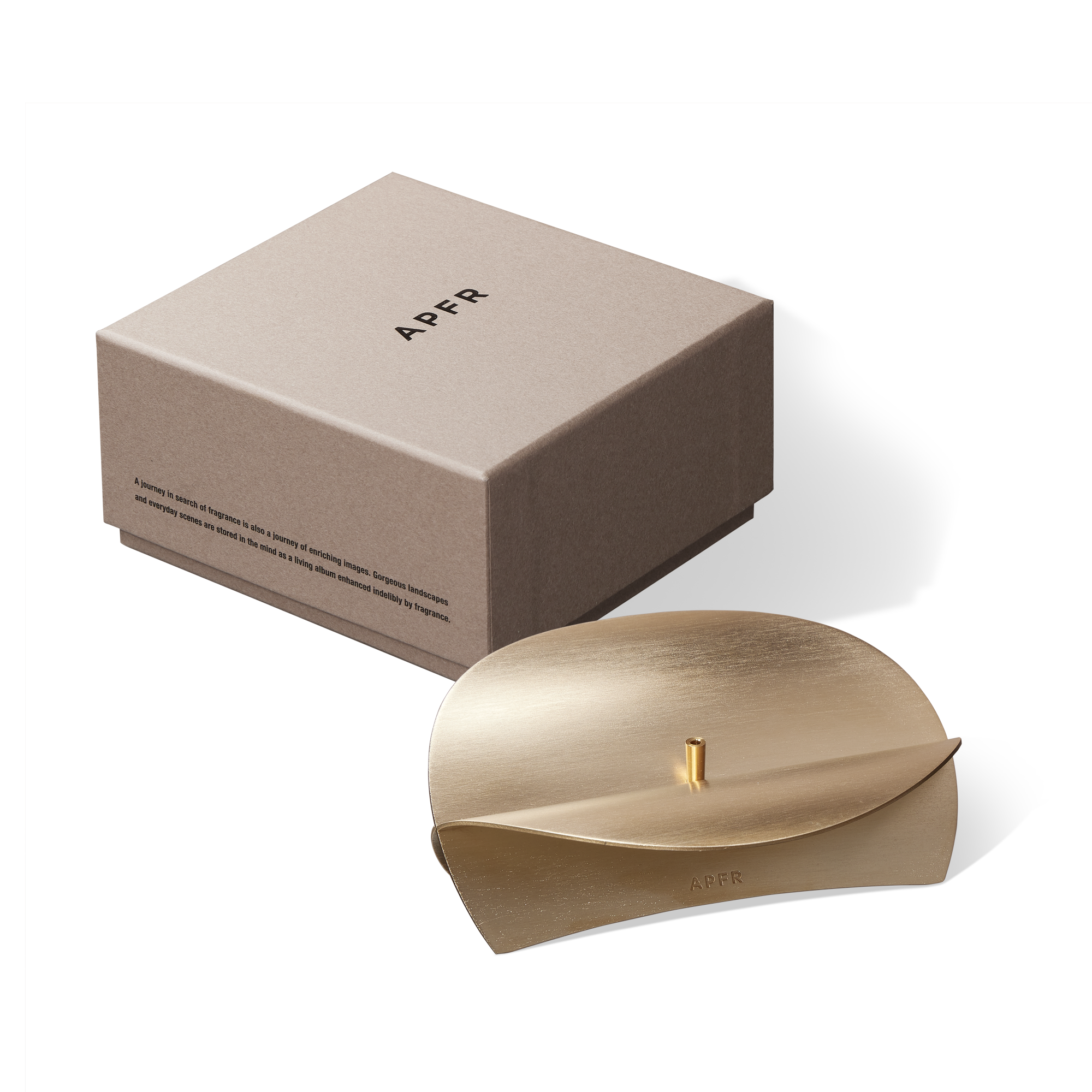 Räucherstäbchenhalter #1 aus Messing - BRASS INCENSE HOLDER - APFR