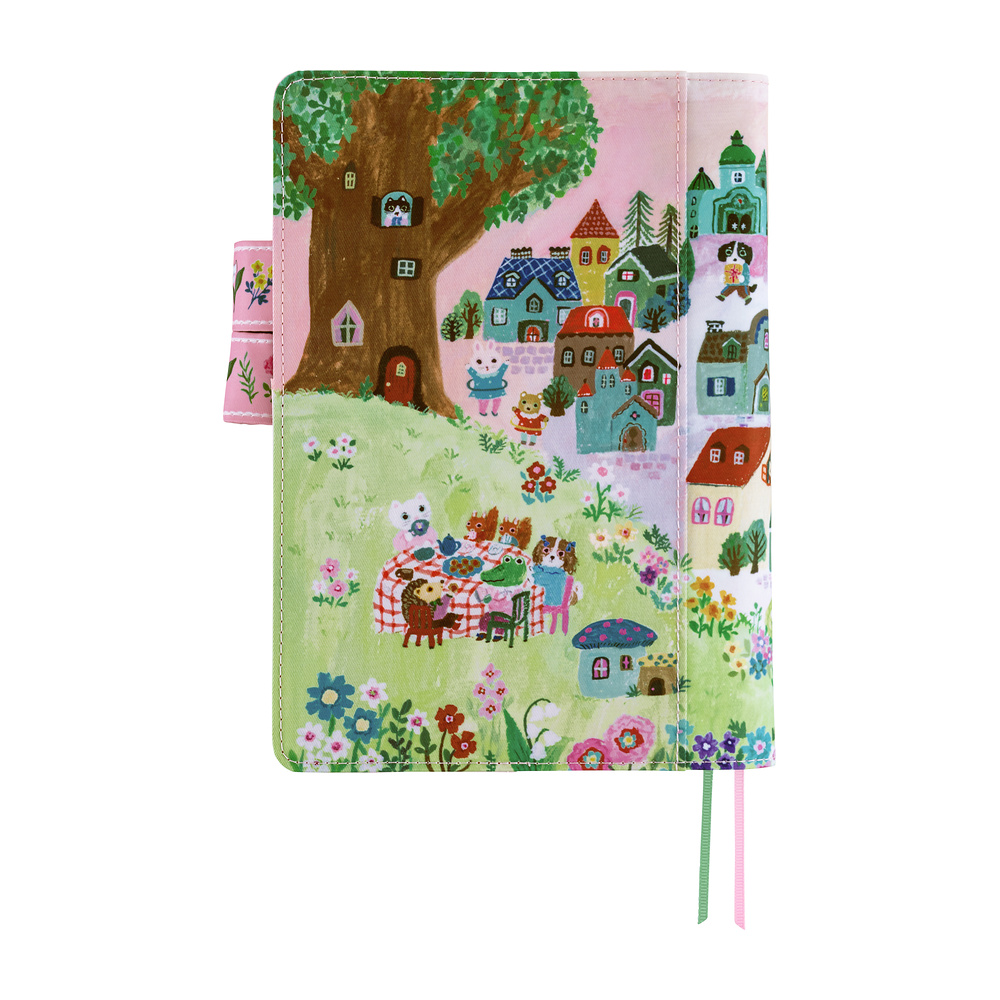 Hülle A5 Cousin – Yumi Kitagishi: White Cat Village | Hobonichi