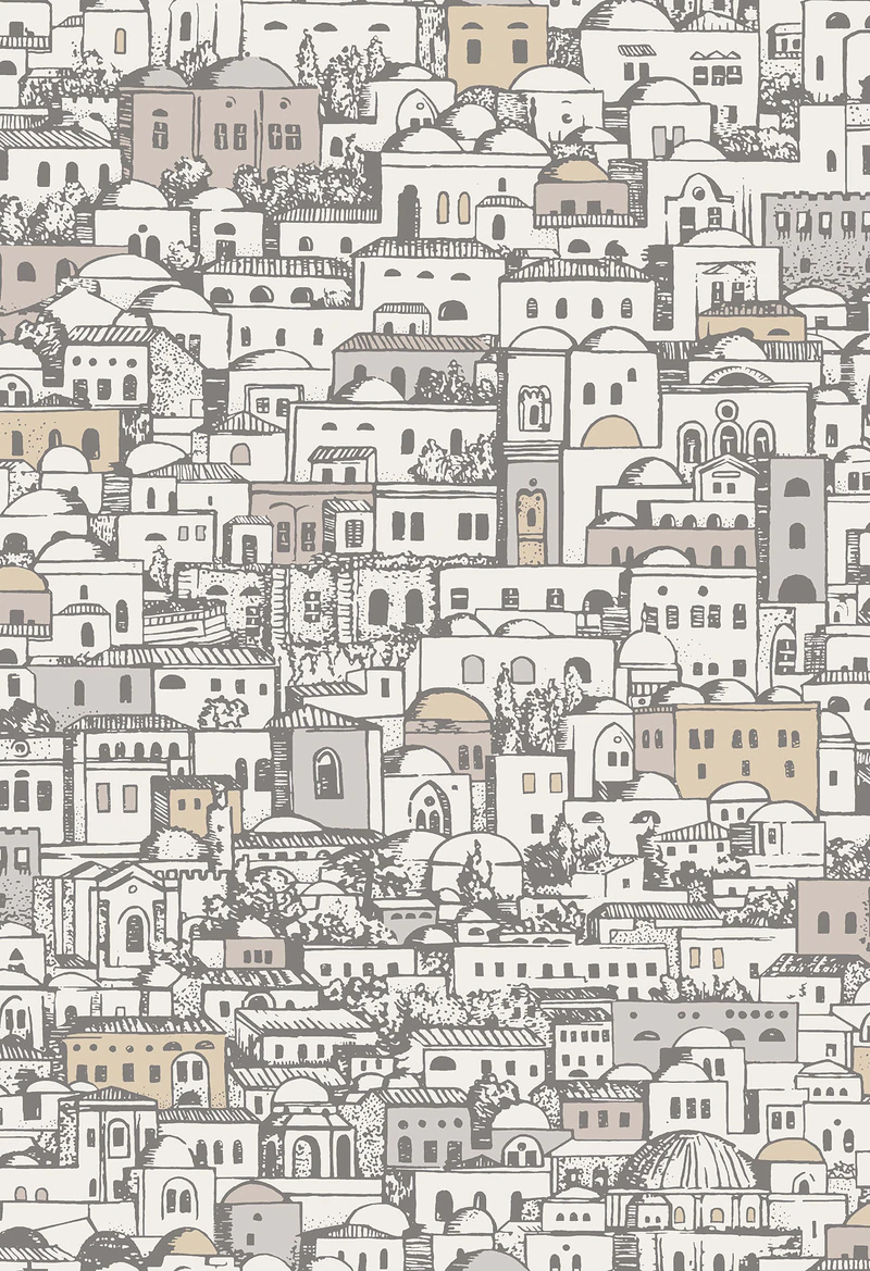 Mediterranea Tapete - 114/19038 - Cole&Son - Fornasetti Senza Tempo von Cole&Son aus der Kategorie Fornasetti Selection mit der Artikelnummer 114-19038