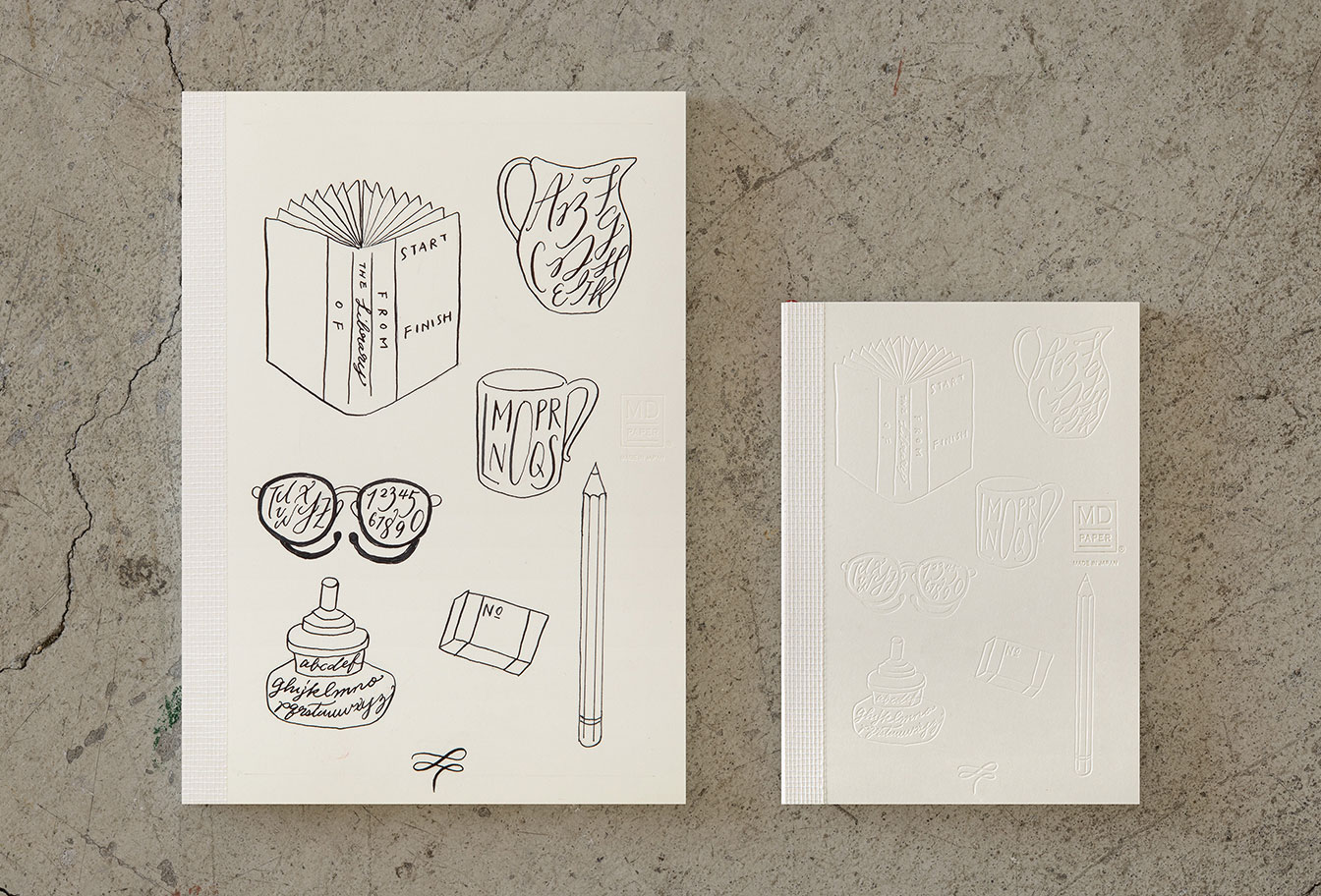 MD Notebook 15th – Edition Mikiko Ayamiya - A6 - blanko / blank - Midori Notizbuch - limitiert MD Notebook 15th – Edition Mikiko Ayamiya - A6 - blanko / blank - Midori Notizbuch - limitiert