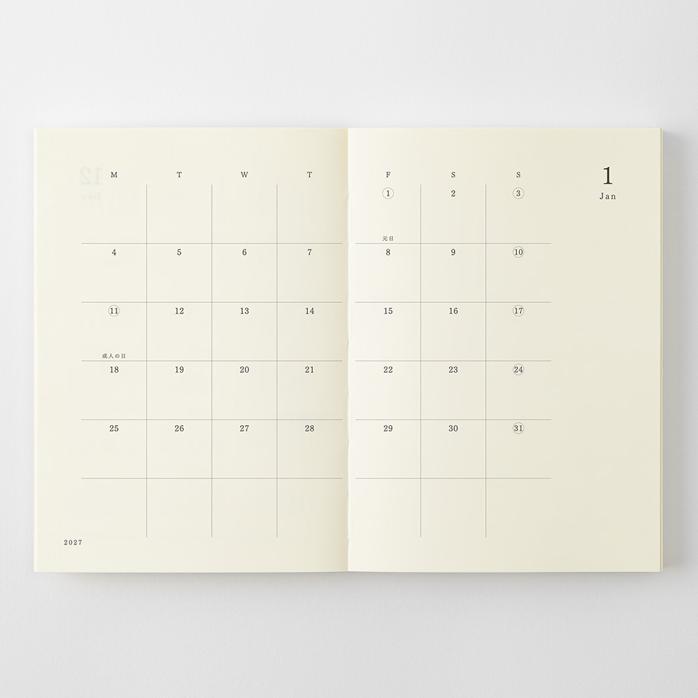 MD Notebook Kalender 2027 [A6]