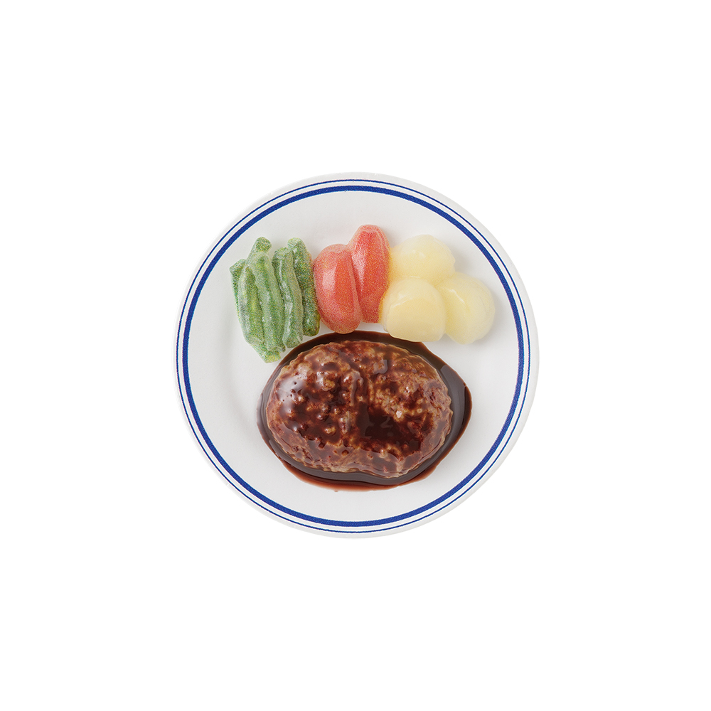 Hamburg Steak - Miniature Magnet von Midori