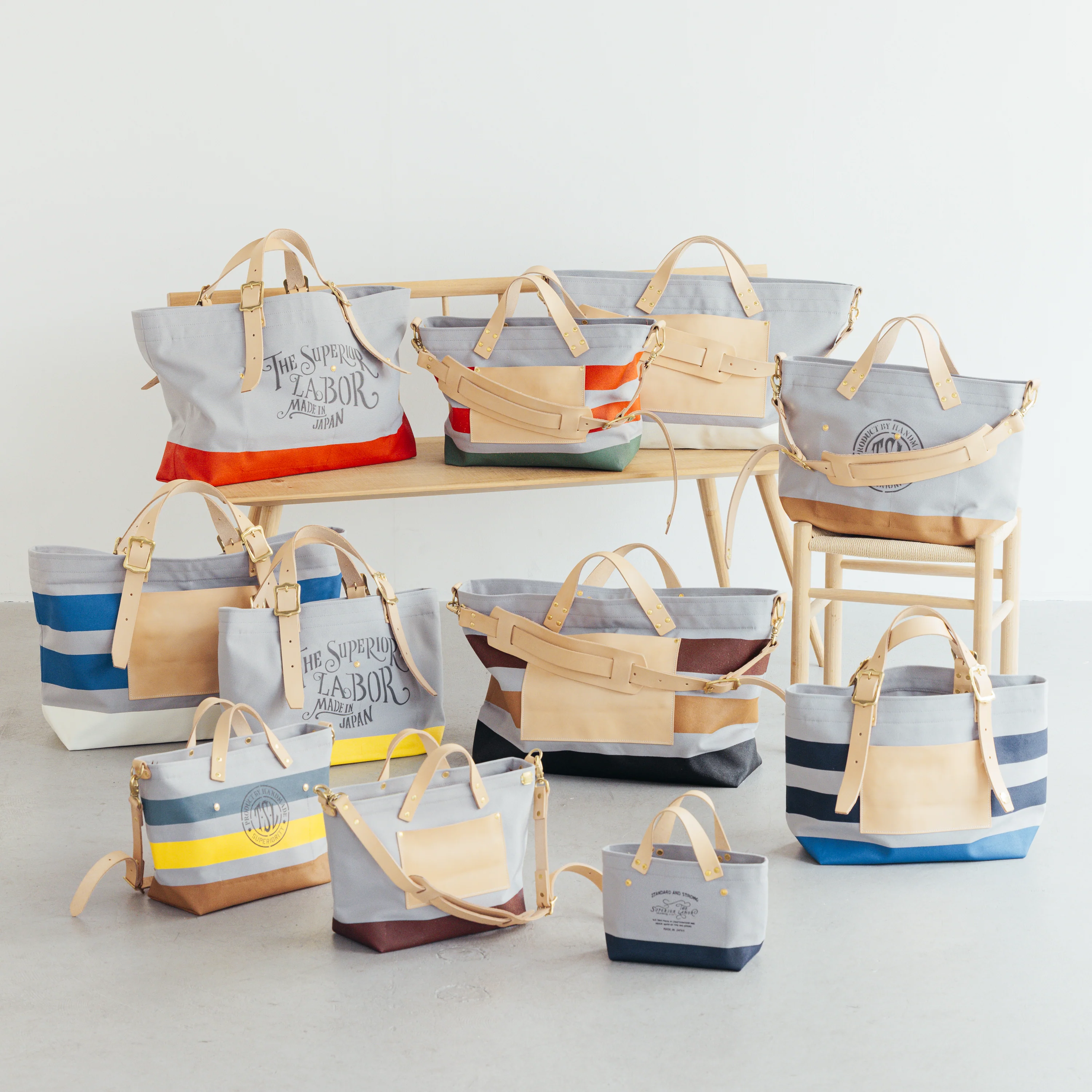 Engineer Tote Bag - S – Limited Edition Grey X Yellow - The Superior Labor