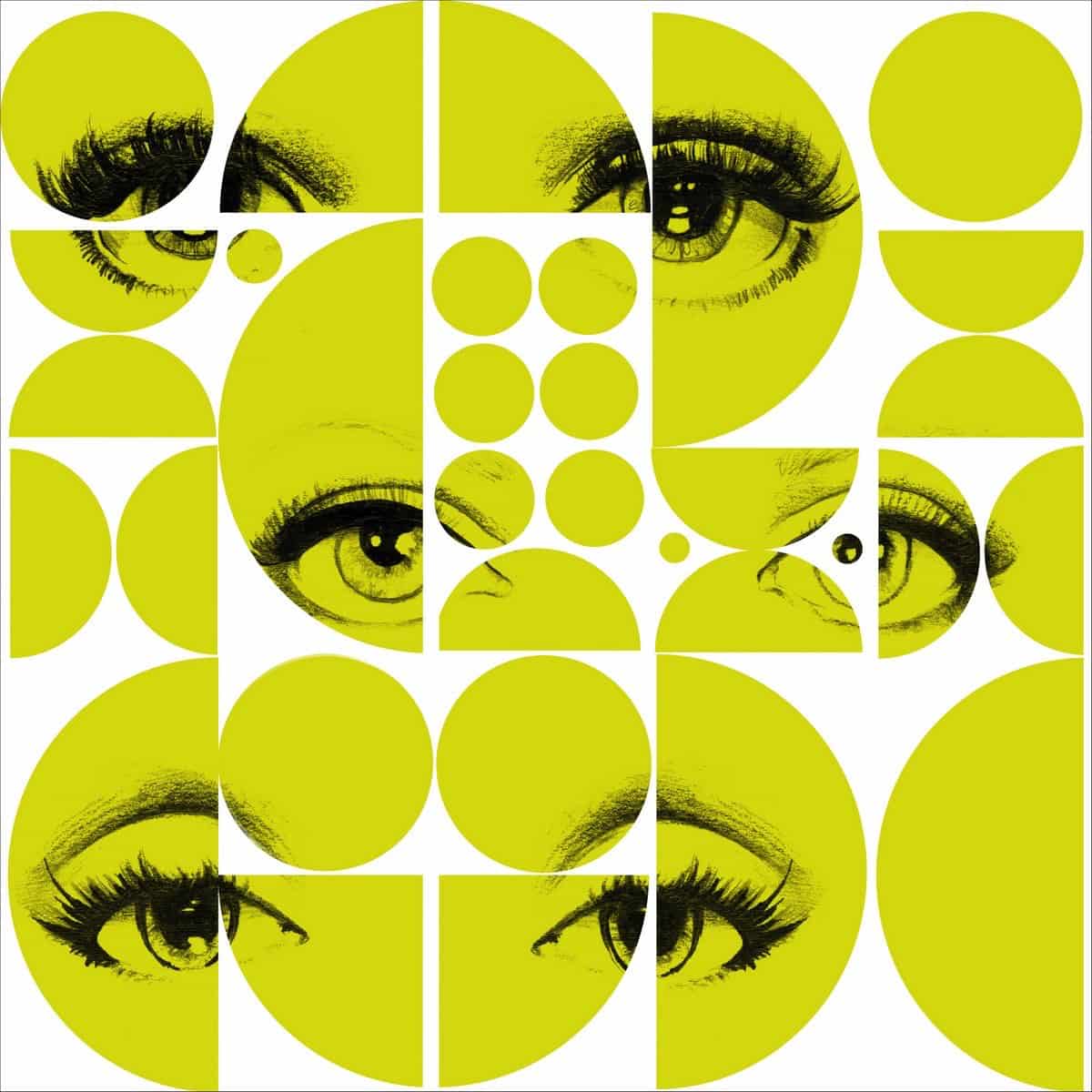 Tapete EYES AND CIRCLES LIME-WP20085-MINDTHEGAP-MIND THE GAP Tapete EYES AND CIRCLES LIME von MINDTHEGAP aus der Kategorie MIND THE GAP mit der Artikelnummer WP20085