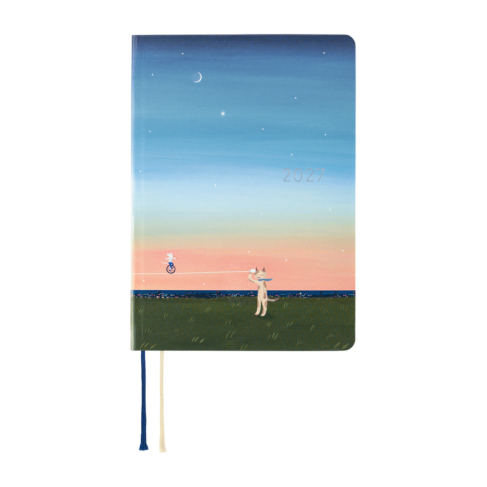 HON A6 2027 englisch – Hiroko Kubota: String Telephone Until the Moon is Full | Hobonichi