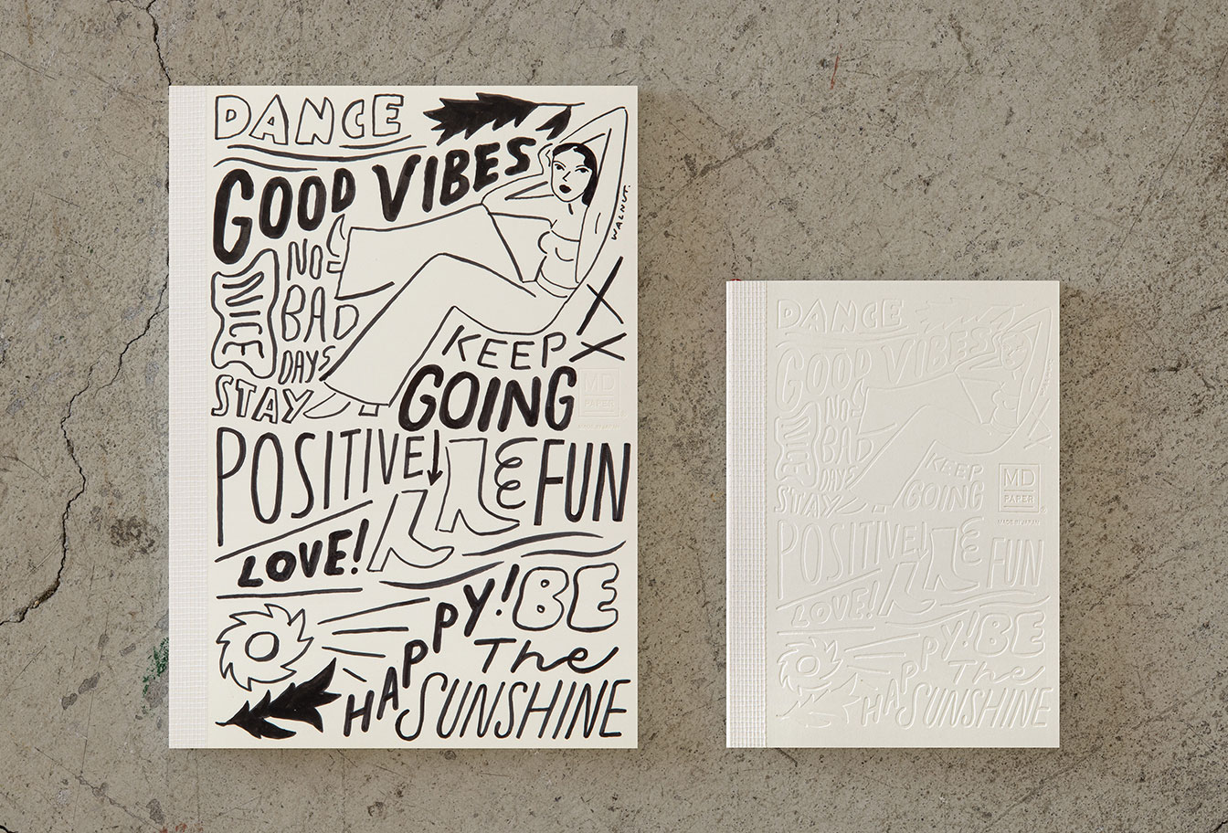 MD Notebook 15th – Edition WALNUT - A6 - blanko / blank - Midori Notizbuch - limitiert MD Notebook 15th – Edition WALNUT - A6 - blanko / blank - Midori Notizbuch - limitiert