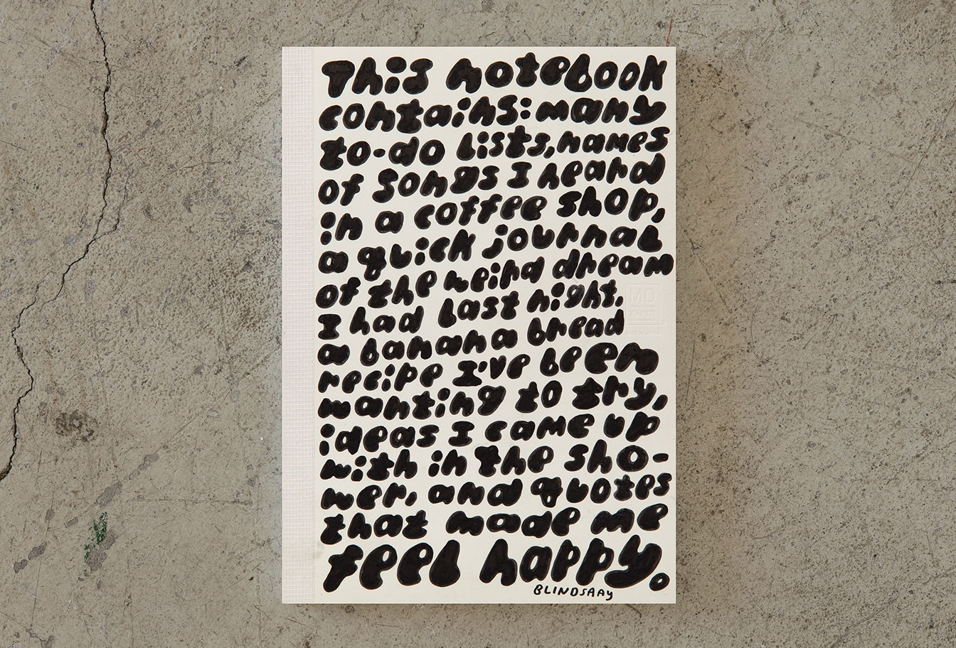 MD Notebook 15th – Edition Lindsay Arakawa - A6 - blanko / blank - Midori Notizbuch - limitiert MD Notebook 15th – Edition Lindsay Arakawa - A6 - blanko / blank - Midori Notizbuch - limitiert