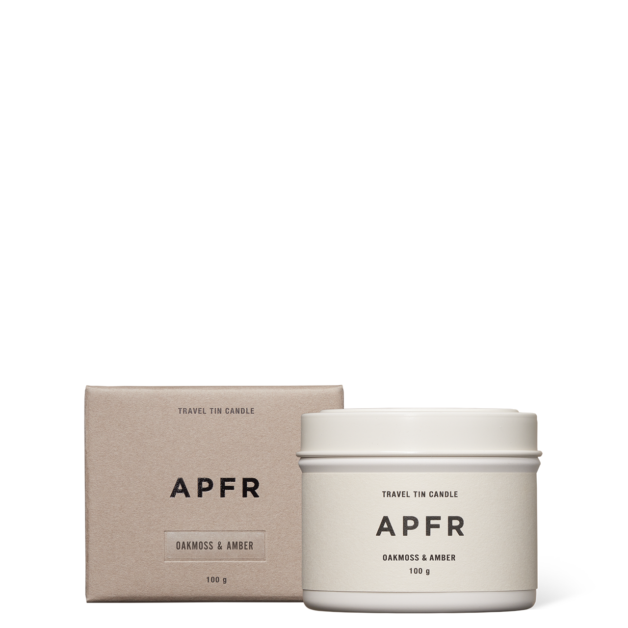 Duftkerze "Oakmoss & Amber" - Travel Tin - APFR Apotheke Fragrance Japan