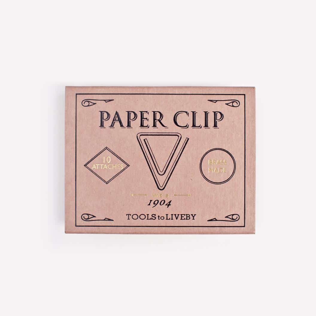 Büroklammern "Weis 1904" aus Messing-TTLB-CLP-PK-Tools to Liveby-Messing - Brass Büroklammern "Weis 1904" aus Messing von Tools to Liveby aus der Kategorie Messing - Brass mit der Artikelnummer TTLB-CLP-PK