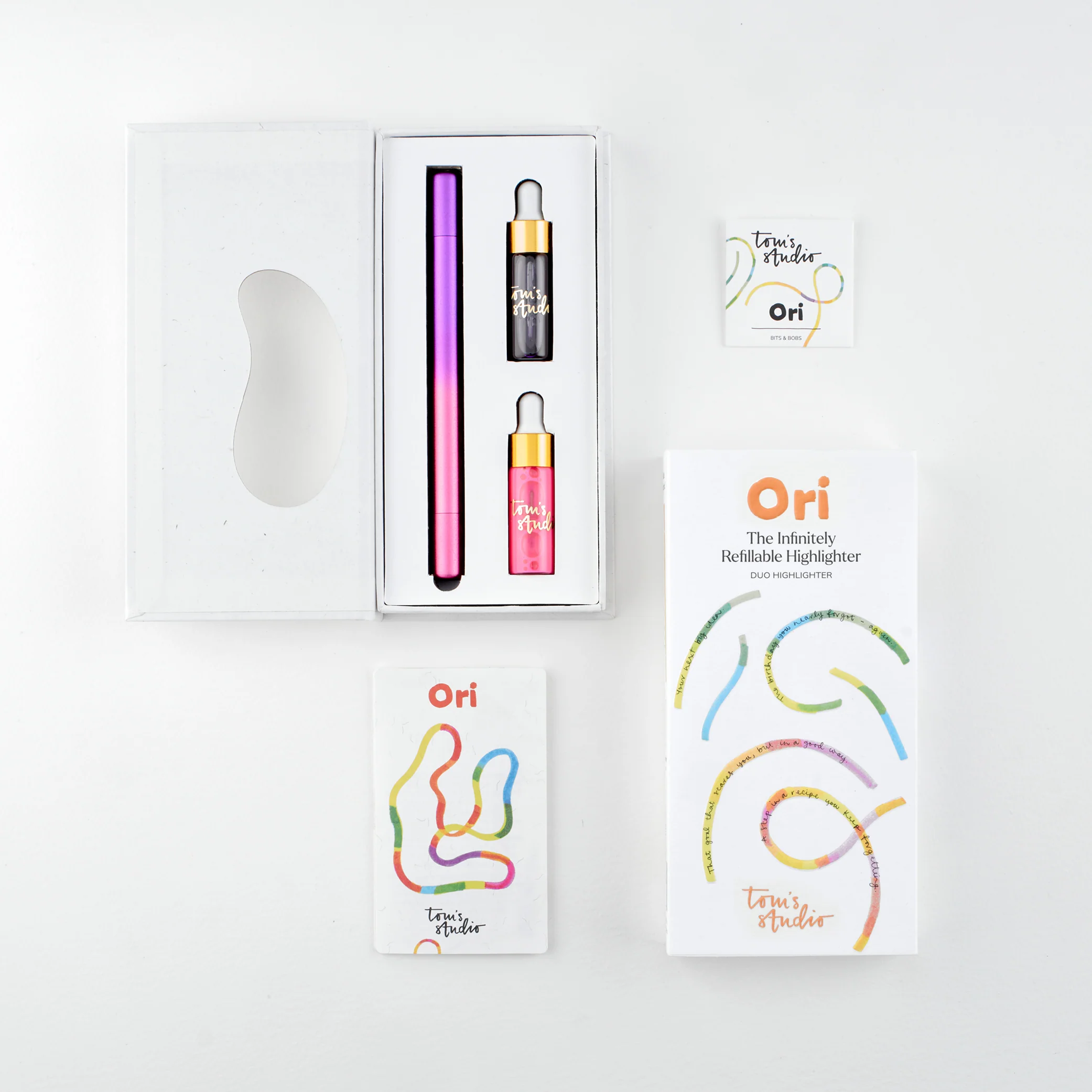 Ori - Pink/Purple - Nachfüllbarer Marker von Tom's Studio