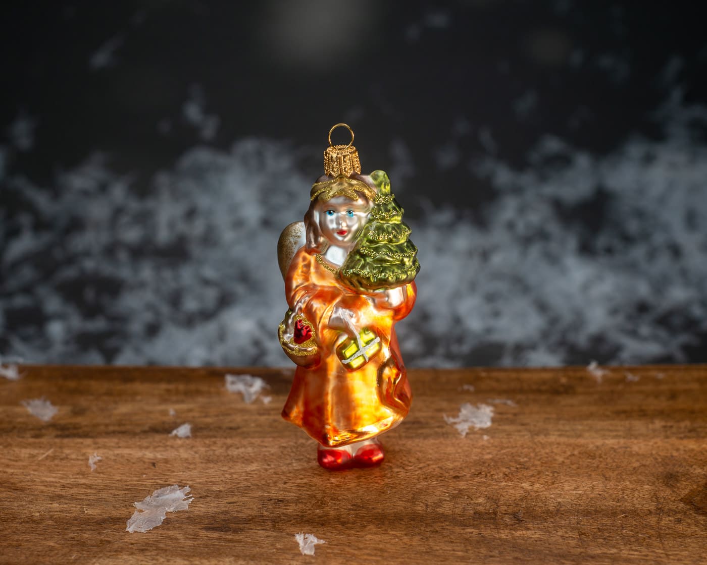 Engel mit Baum - Christbaumschmuck aus Glas-OF10017893-Weihnachtsland-Christbaumschmuck Engel mit Baum - Christbaumschmuck aus Glas von Weihnachtsland aus der Kategorie Christbaumschmuck mit der Artikelnummer OF10017893