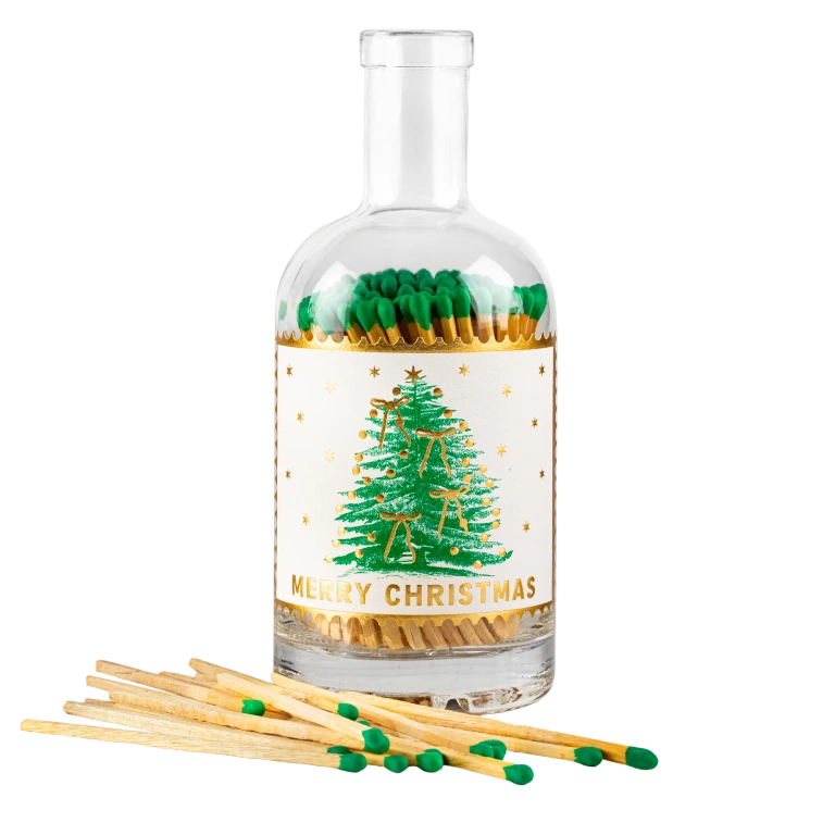 Streichhölzer "Christmas Tree" im Glas - Streichholzflasche von Archivist