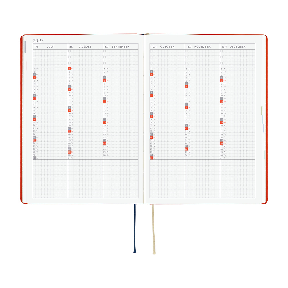 HON A5 2027 englisch – Yumi Kitagishi: White Cat and Rabbit’s Tea Room | Hobonichi