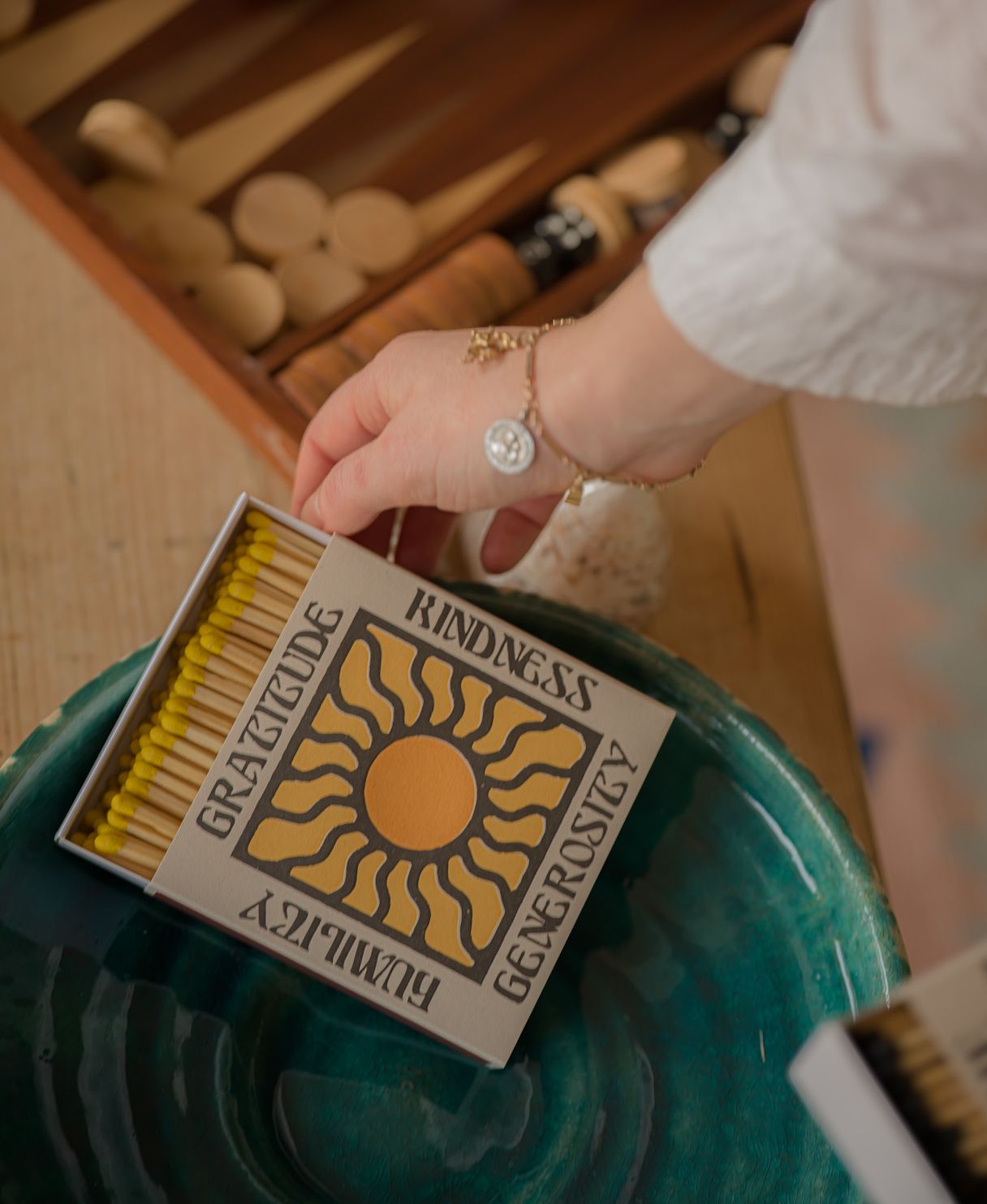 Streichhölzer "Gratitude and Kindness" - Square Matches von Archivist