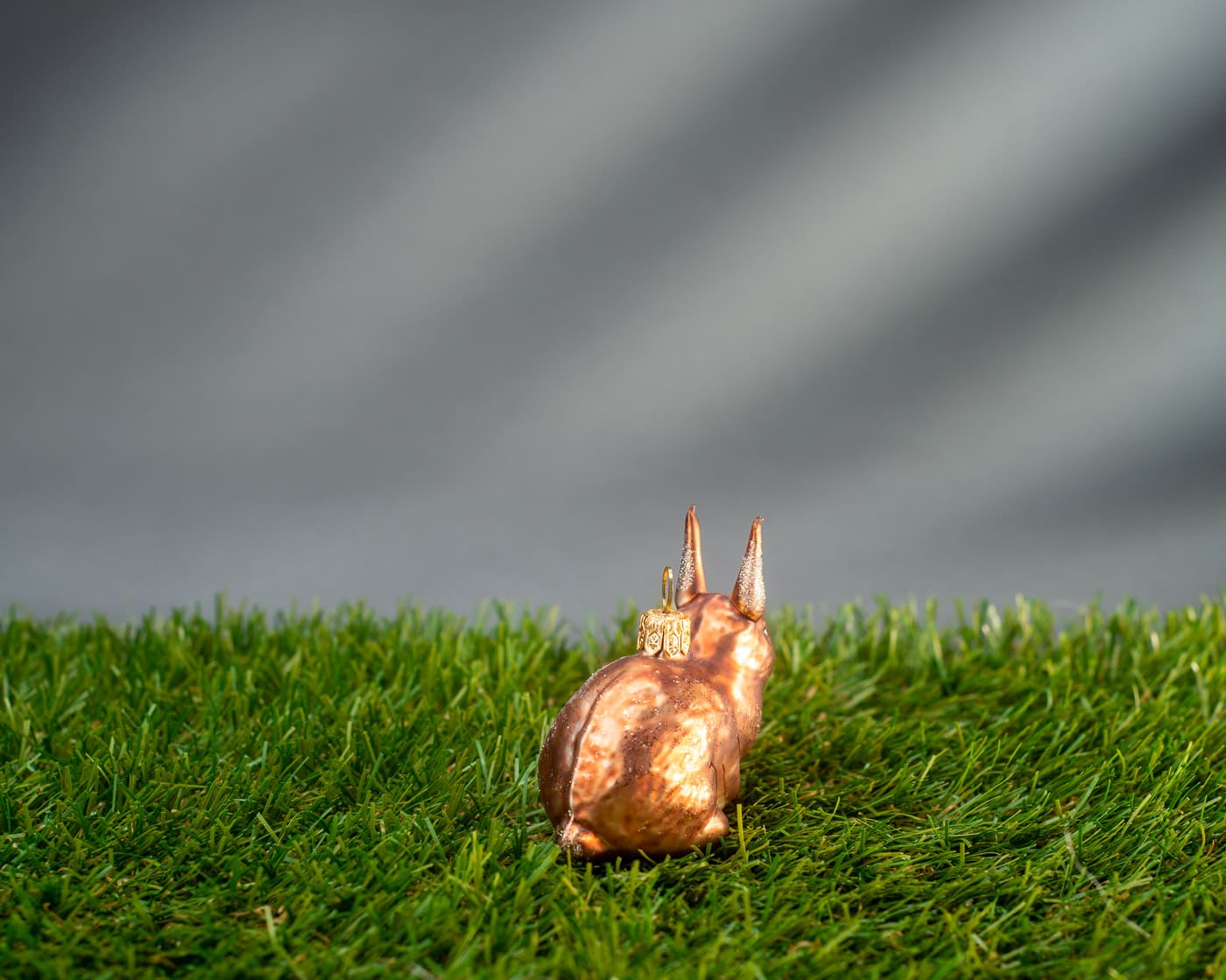 Hase klein- Christbaumschmuck aus Glas von Hanco aus der Kategorie Christbaumschmuck mit der Artikelnummer 1453.08