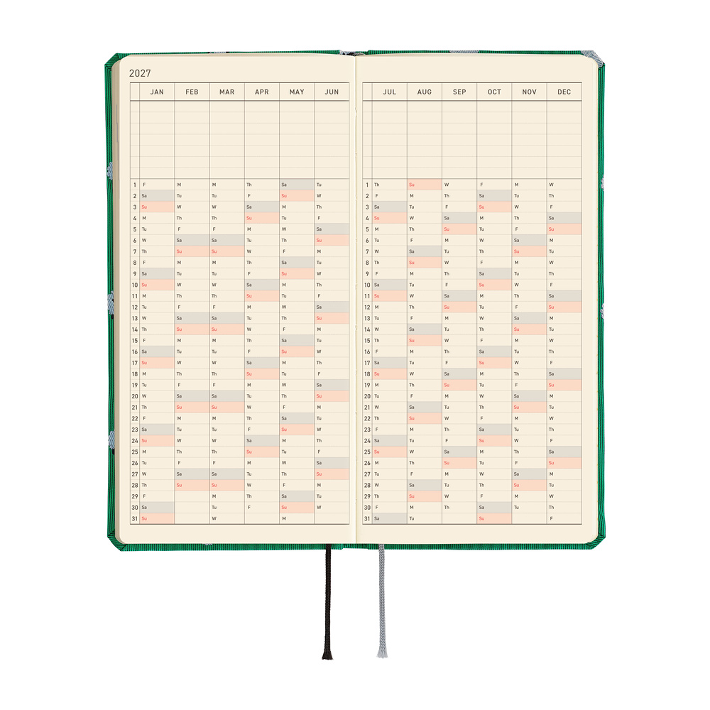 Weeks 2027 englisch – Bow & Tie: Sheep Sheep Sheep | Hobonichi