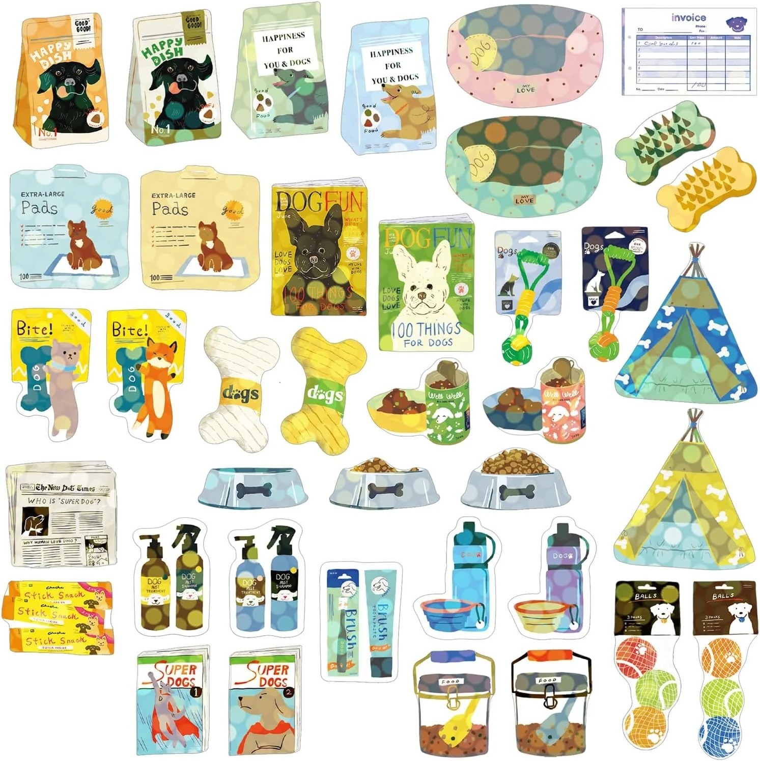 Hako Sticker Box "Dogs" - Sticker von Greeting Life