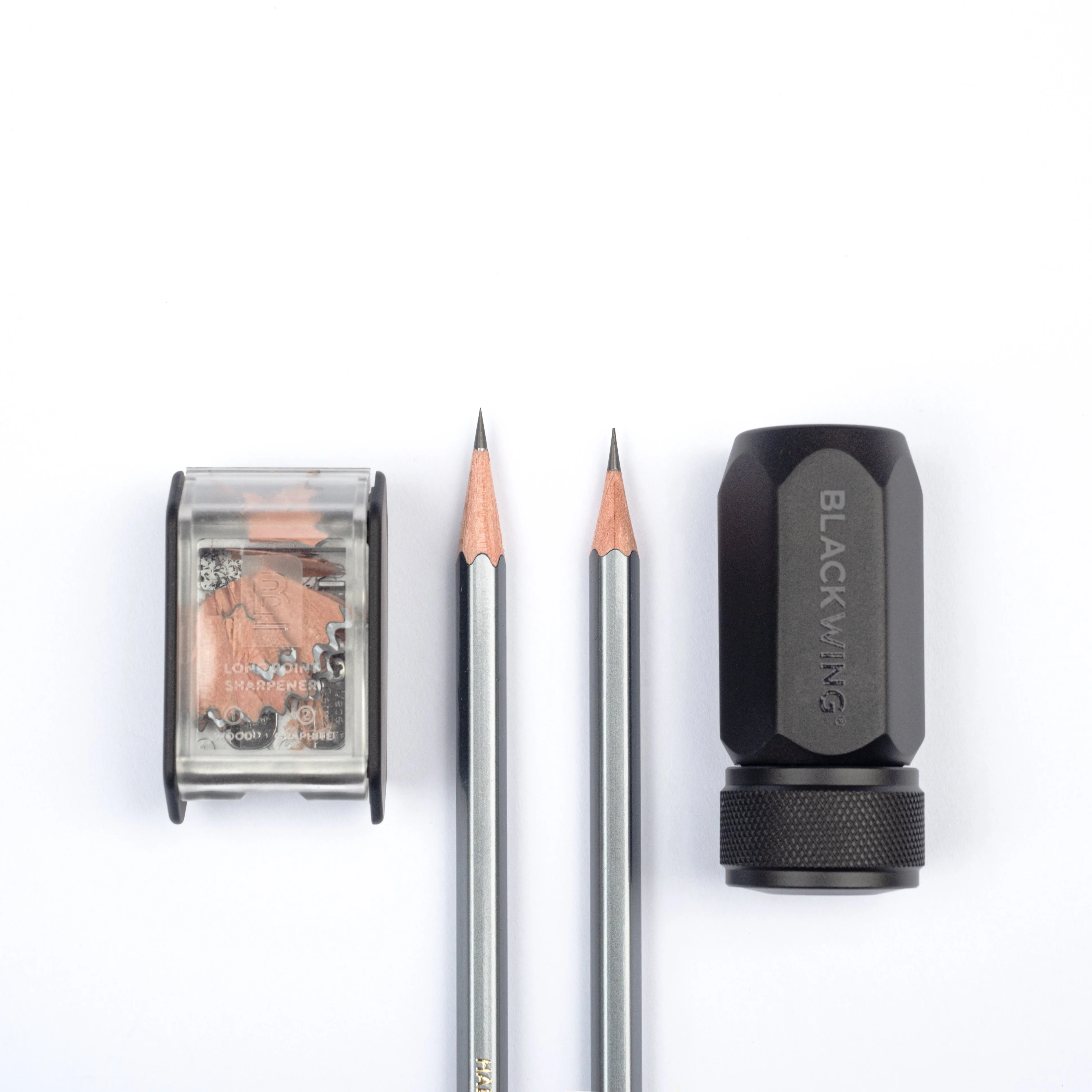 BLACKWING X Long-Point Anspitzer - Aluminium Silbergrau