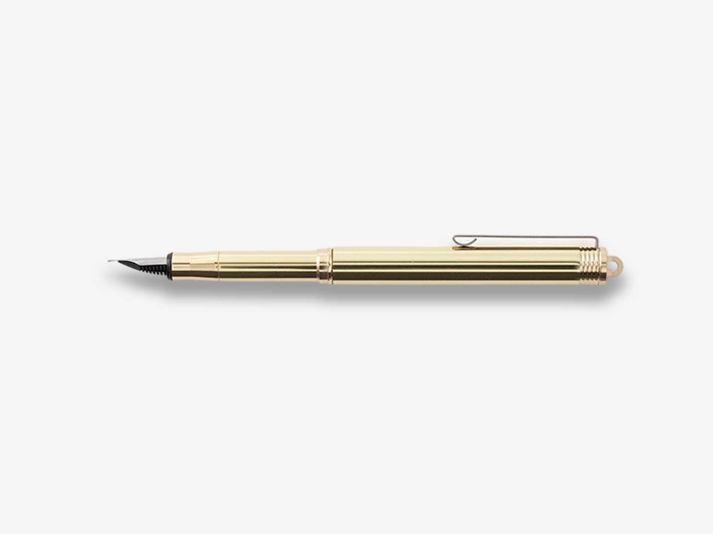 Fountain Pen - Füller aus Messing - Serie BRASS von der TRAVELER'S COMPANY JAPAN