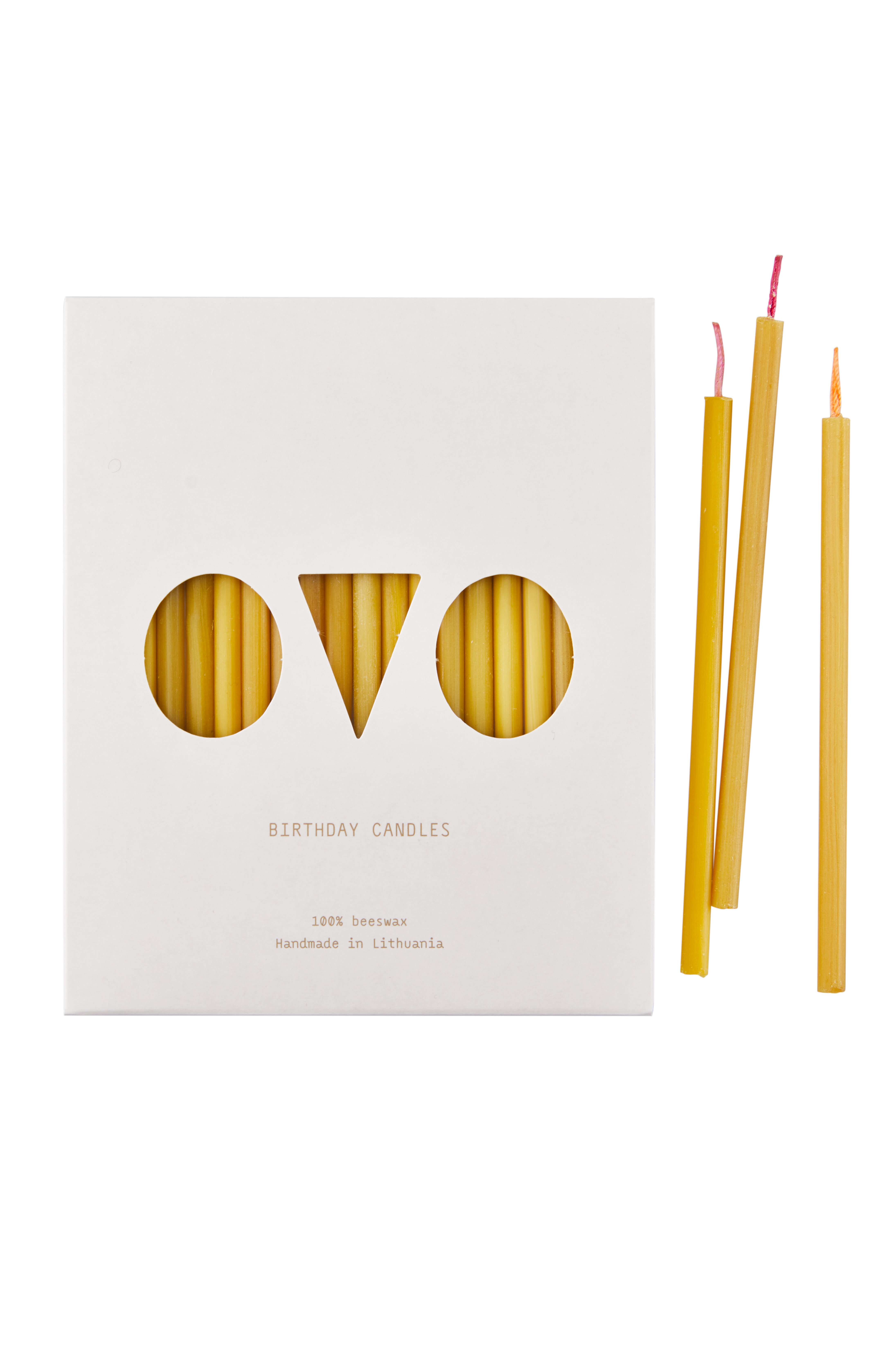 Birthday Candles - 20er Set Bienenwachskerzen von OVO Things Birthday Candles - 20er Set Bienenwachskerzen von OVO Things