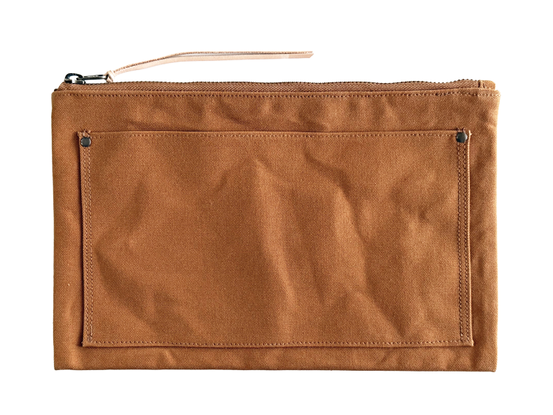 HIRA pouch / Large - Marron - Etui von Yuruliku