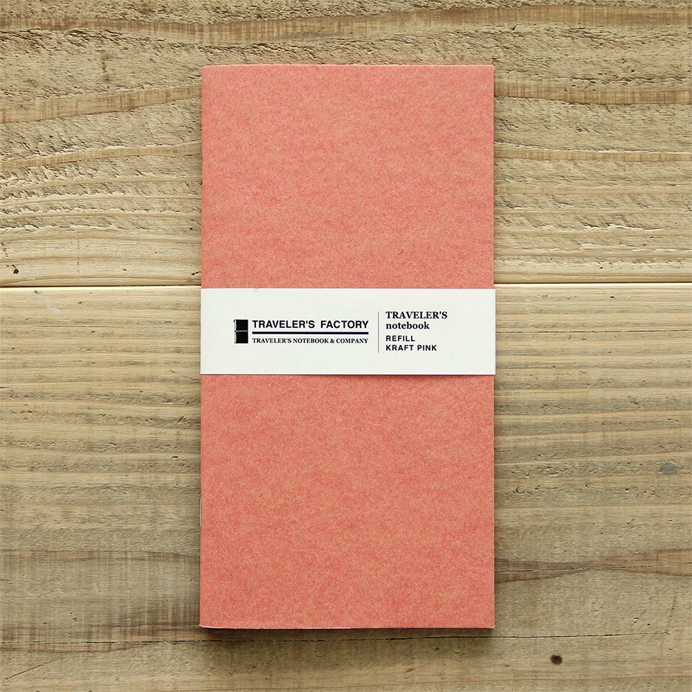 Kraftpapier "Pink" - TRAVELER'S FACTORY Notebook Refill Regular