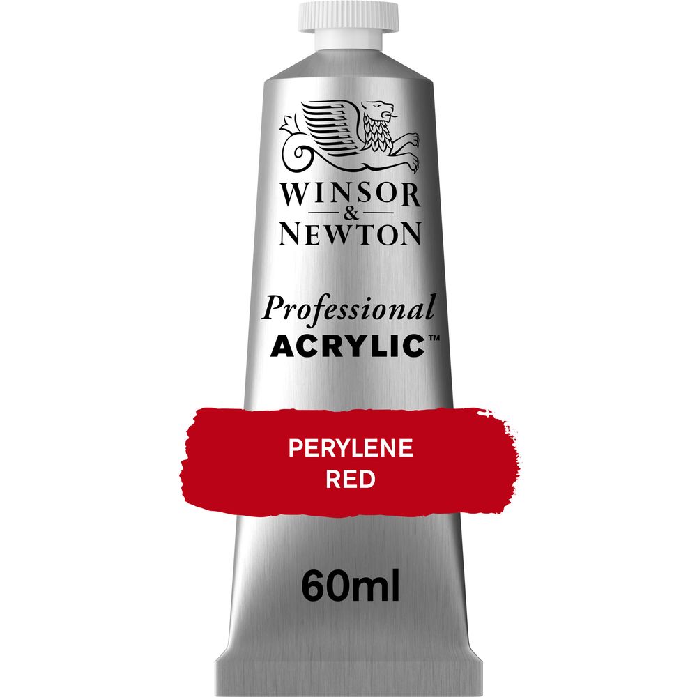 464 - Perylene Red - 60ml Professional Acrylic von Winsor&Newton - S4