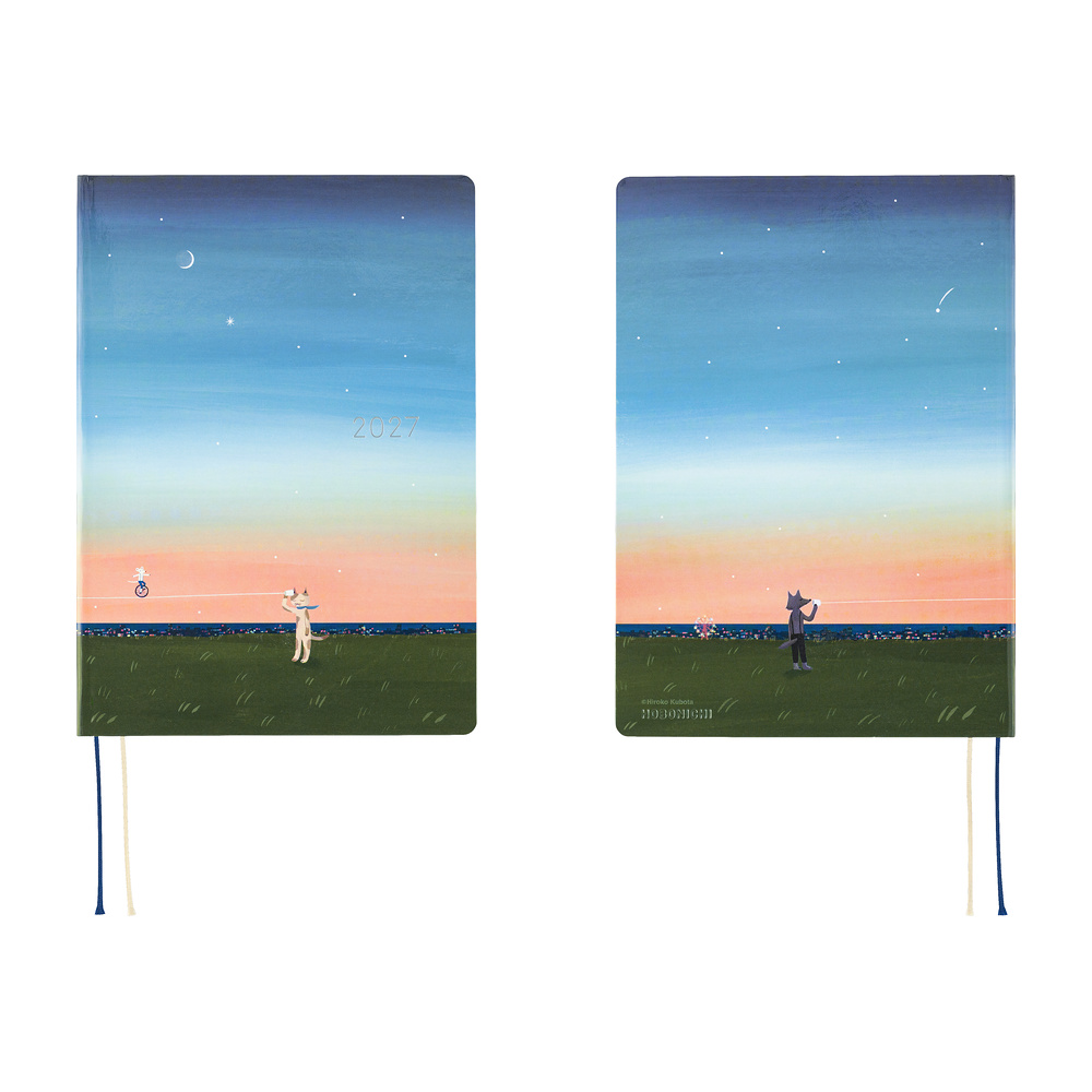 HON A5 2027 englisch – Hiroko Kubota: String Telephone Until the Moon is Full | Hobonichi