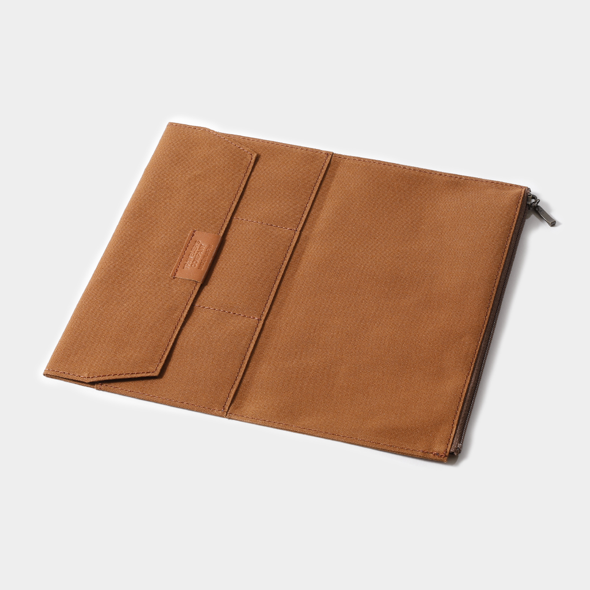 Zipper Case Baumwolle "Braun" - TRAVELER'S FACTORY Notebook Refill Regular