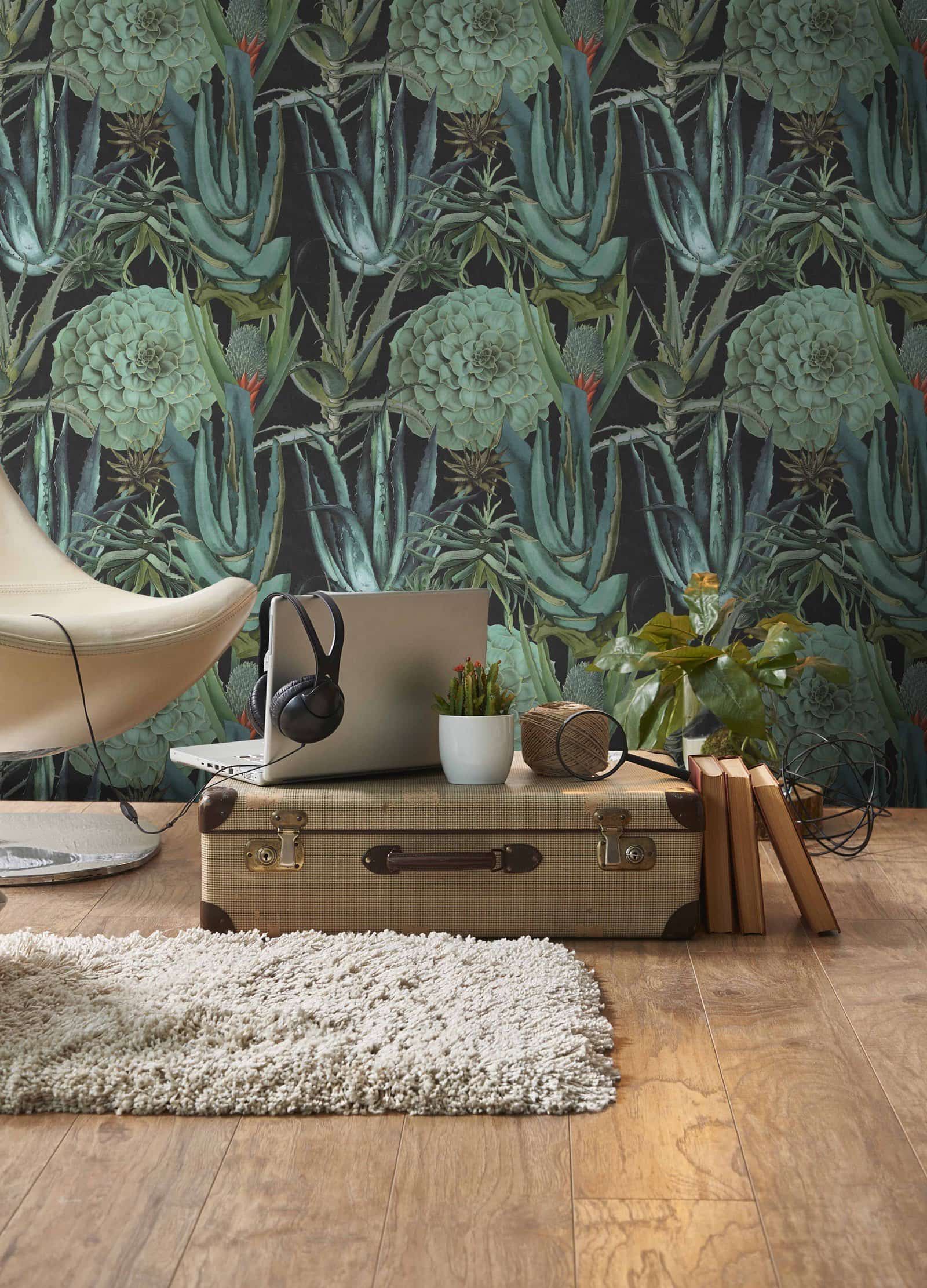 Tapete SUCCULENTUS ANTHRACITE-WP20167-MINDTHEGAP-MIND THE GAP Tapete SUCCULENTUS ANTHRACITE von MINDTHEGAP aus der Kategorie MIND THE GAP mit der Artikelnummer WP20167