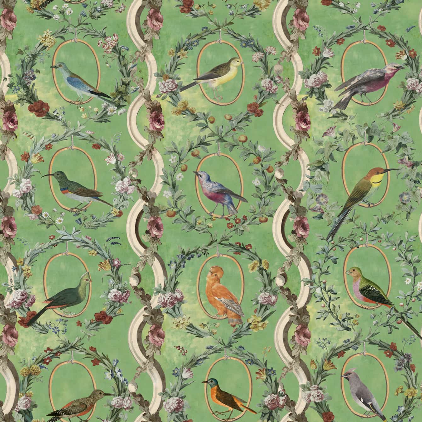 Tapete COUNTESSE’S AVIARIUM Mint-WP20426-MINDTHEGAP-MIND THE GAP Tapete COUNTESSE’S AVIARIUM Mint von MINDTHEGAP aus der Kategorie MIND THE GAP mit der Artikelnummer WP20426