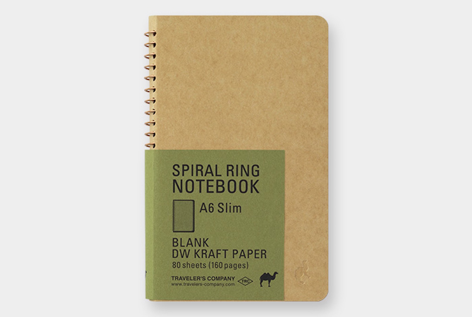 Spiral-Notizbuch - Kraftpapier - A6 - TRAVELER'S COMPANY von TRAVELER'S COMPANY JAPAN aus der Kategorie Spiral Ring Notebooks mit der Artikelnummer 15241006