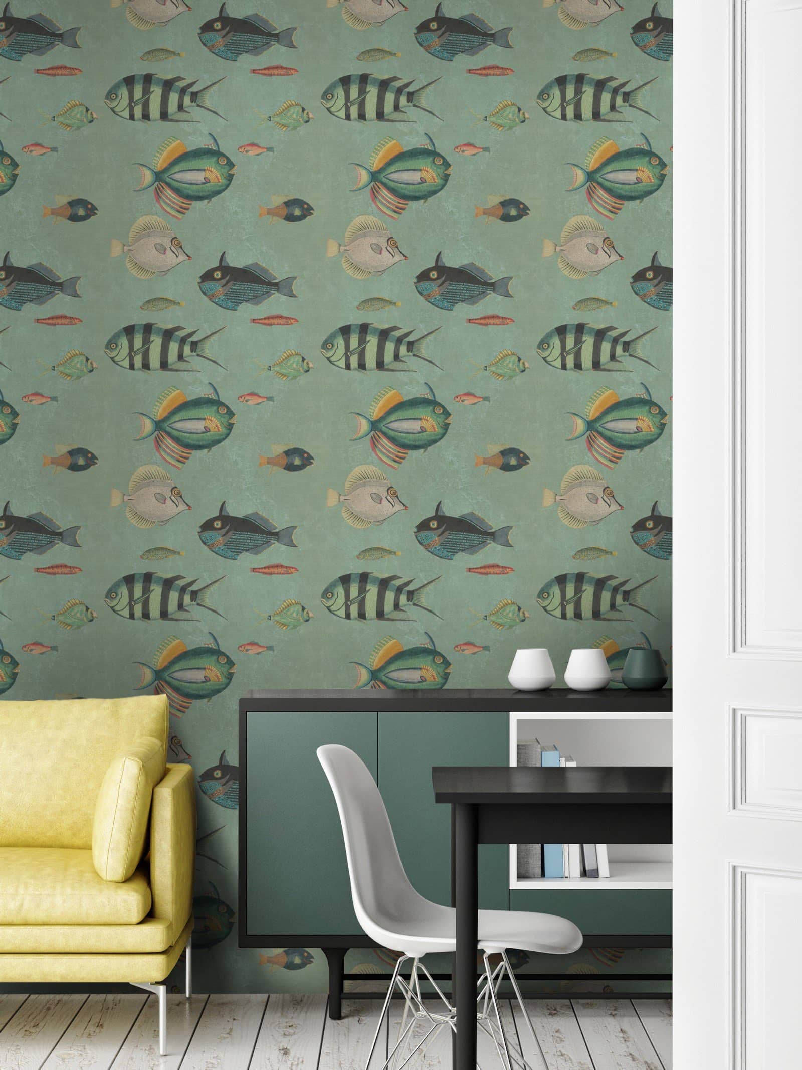 Tapete POISSONS - Mindthegap-WP20181-MINDTHEGAP-MIND THE GAP Tapete POISSONS - Mindthegap von MINDTHEGAP aus der Kategorie MIND THE GAP mit der Artikelnummer WP20181