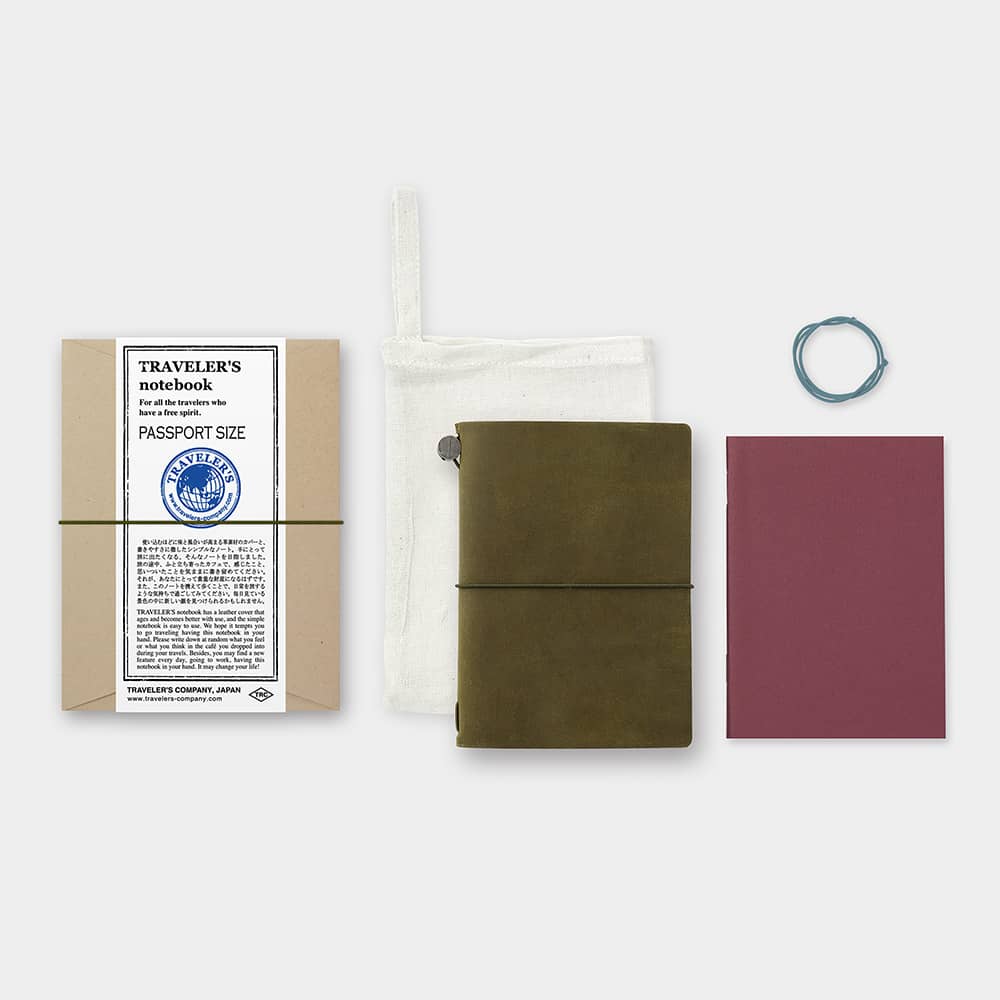 TRAVELER’S Notebook - Passport - Olive von TRAVELER'S COMPANY JAPAN aus der Kategorie TRAVELER'S Notebook "Passport" mit der Artikelnummer TRN-PP-OLIVE