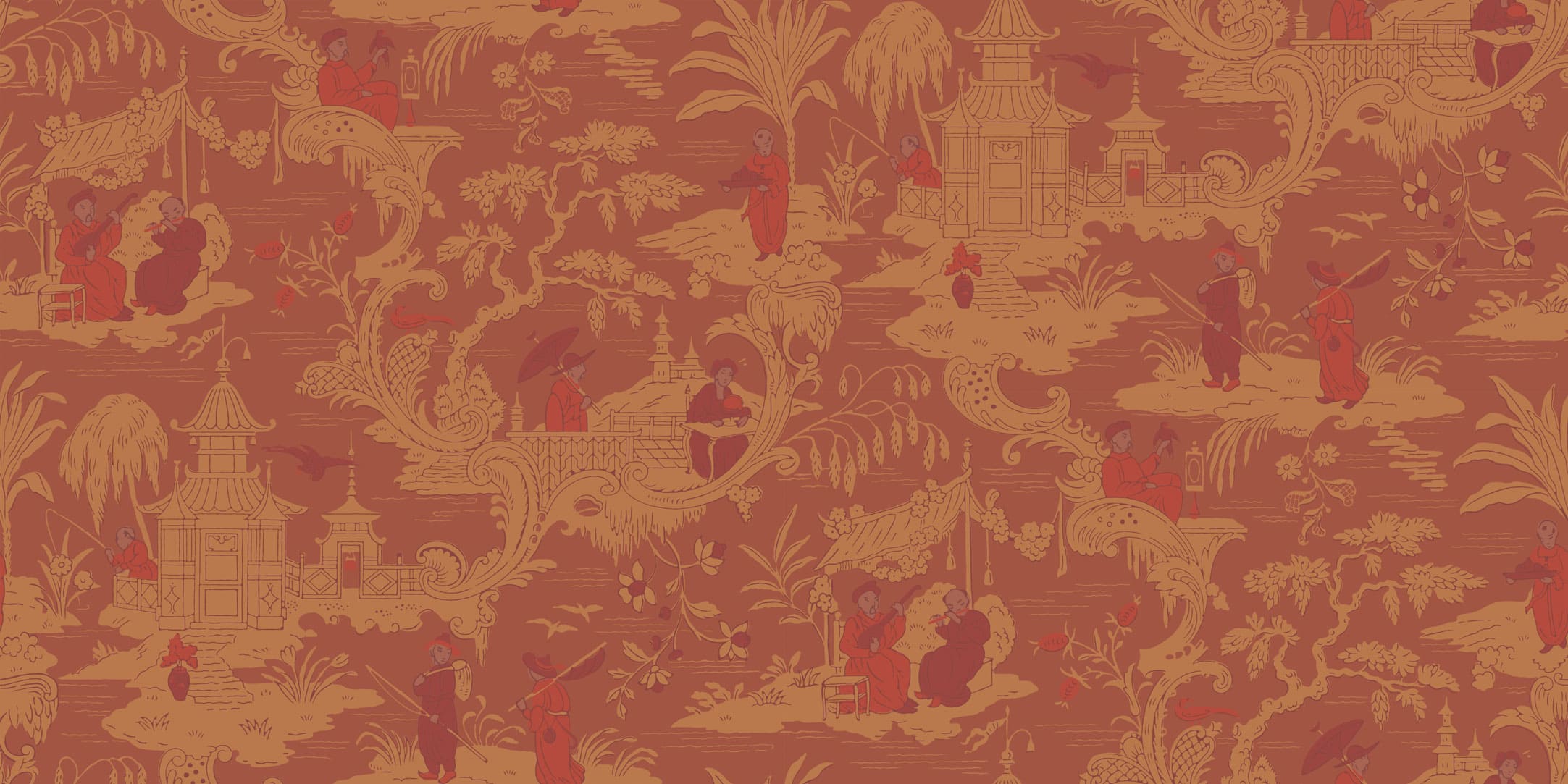 Chinese Toile Tapete - 100/8041 - Cole&Son - Archive Anthology