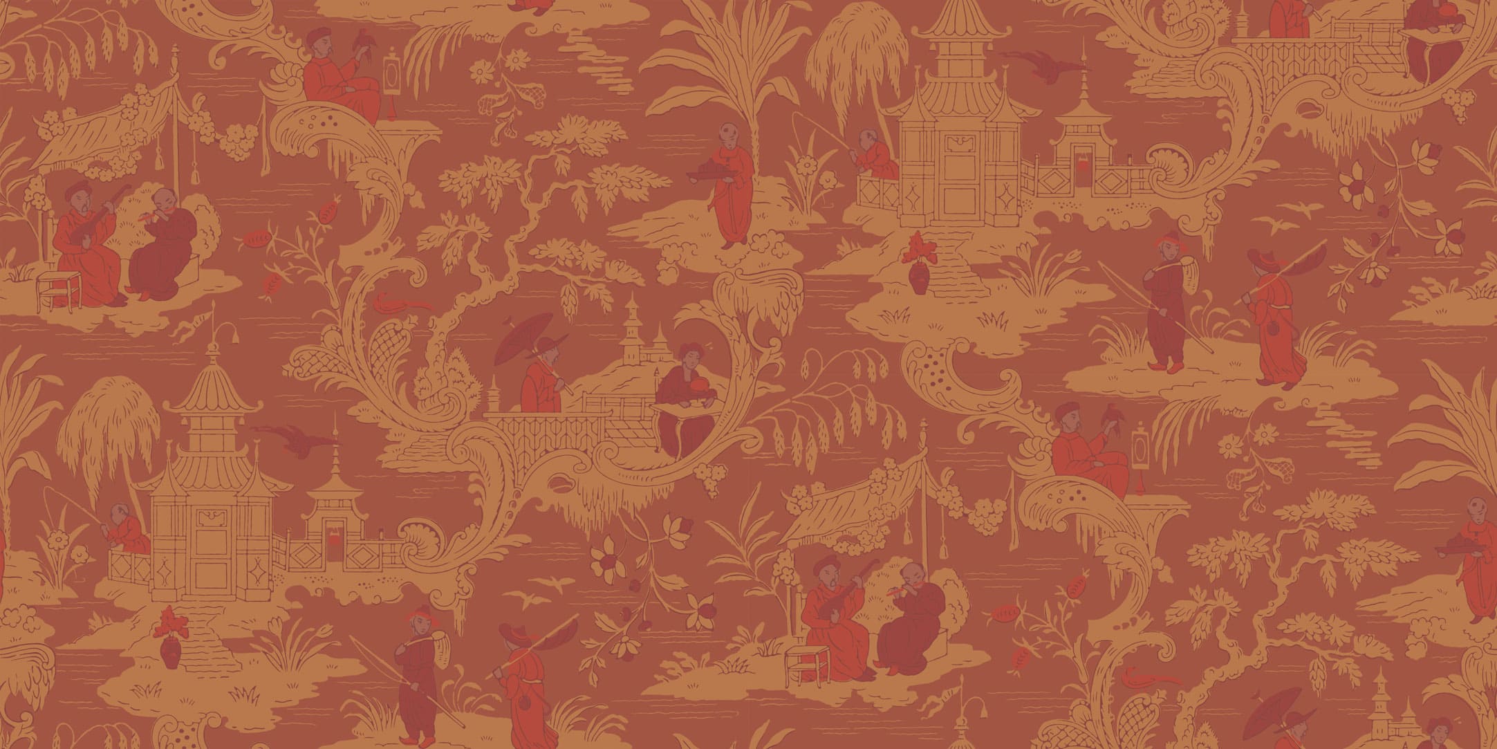 Chinese Toile Tapete - 100/8041 - Cole&Son - Archive Anthology von Cole&Son aus der Kategorie Archive Anthology mit der Artikelnummer 100-8041