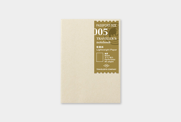 005 - leichtes Notizheft, perforiert - TRAVELER'S Notebook Refill Passport-14371006-TRAVELER'S COMPANY JAPAN-Einlagen und Zubehör für Größe "Passport" 005 - leichtes Notizheft, perforiert - TRAVELER'S Notebook Refill Passport von TRAVELER'S COMPANY JAPAN aus der Kategorie Einlagen und Zubehör für Größe "Passport" mit der Artikelnummer 14371006