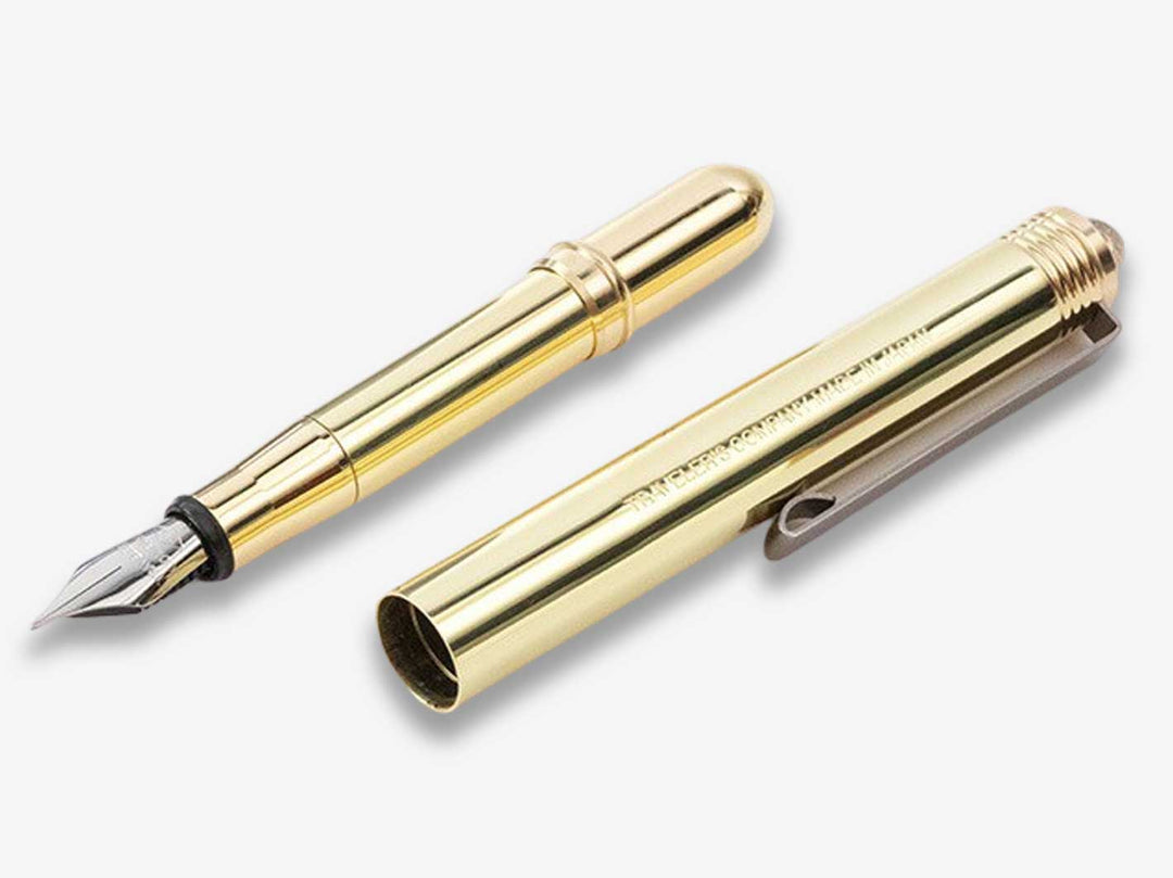 Fountain Pen - Füller aus Messing - Serie BRASS von der TRAVELER'S COMPANY JAPAN