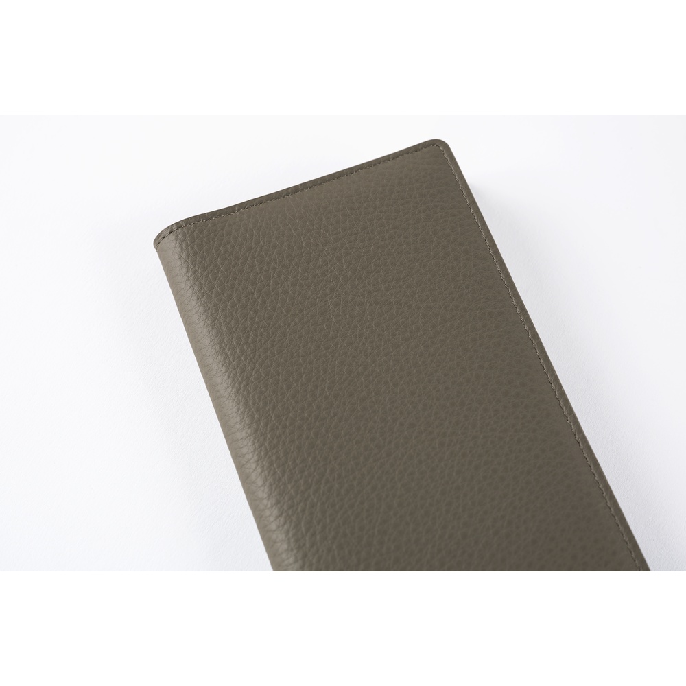 Hülle Weeks – Leather: Taut (Gray & Light Blue) | Hobonichi