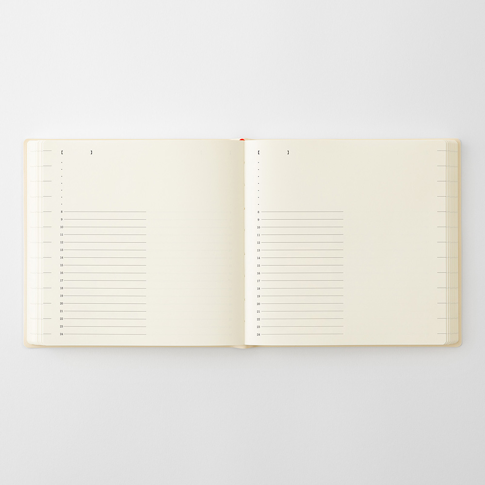 MD Notebook Kalender 1 Day 1 Page 2027 [A5 Quadrat]