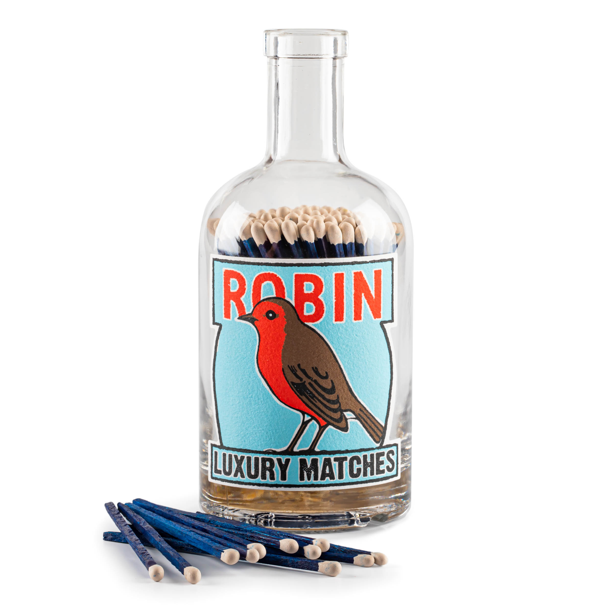 Streichhölzer "The Robin" im Glas - Streichholzflasche von Archivist Streichhölzer "The Robin" im Glas - Streichholzflasche von Archivist