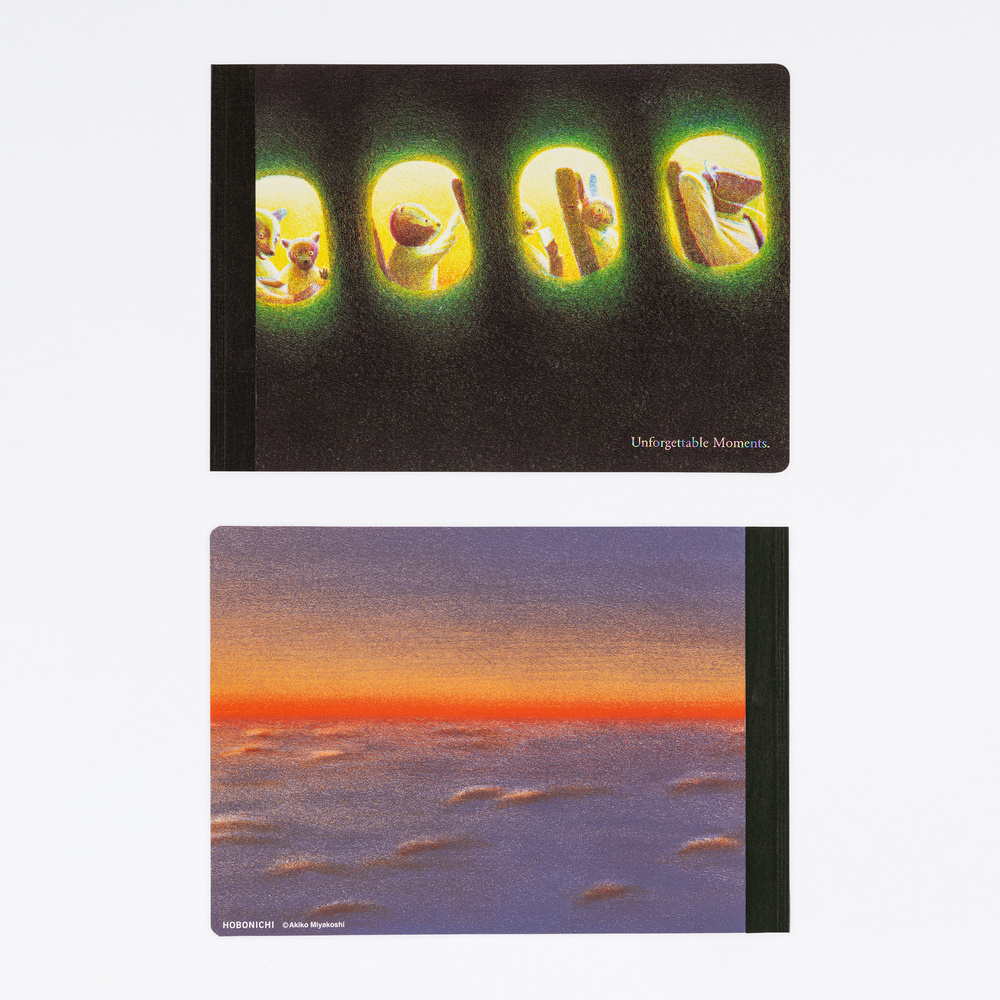 Notizbuch kariert B6 quer – Akiko Miyakoshi: I Dream of a Journey | Hobonichi