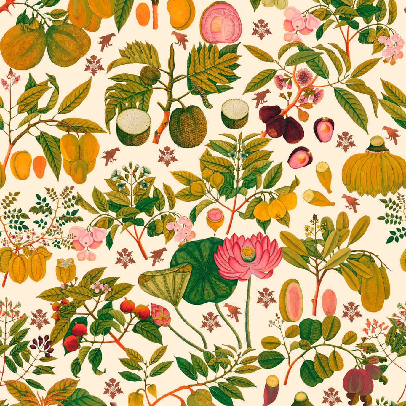 Tapete ASIAN FRUITS AND FLOWERS-WP20315-MINDTHEGAP-MIND THE GAP Tapete ASIAN FRUITS AND FLOWERS von MINDTHEGAP aus der Kategorie MIND THE GAP mit der Artikelnummer WP20315