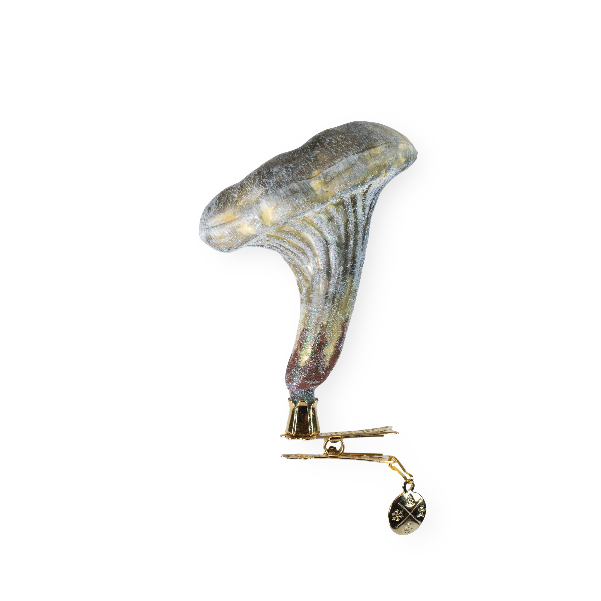 Pfifferling #2 - Christbaumschmuck - Freigeformte Glaskunst aus Polen