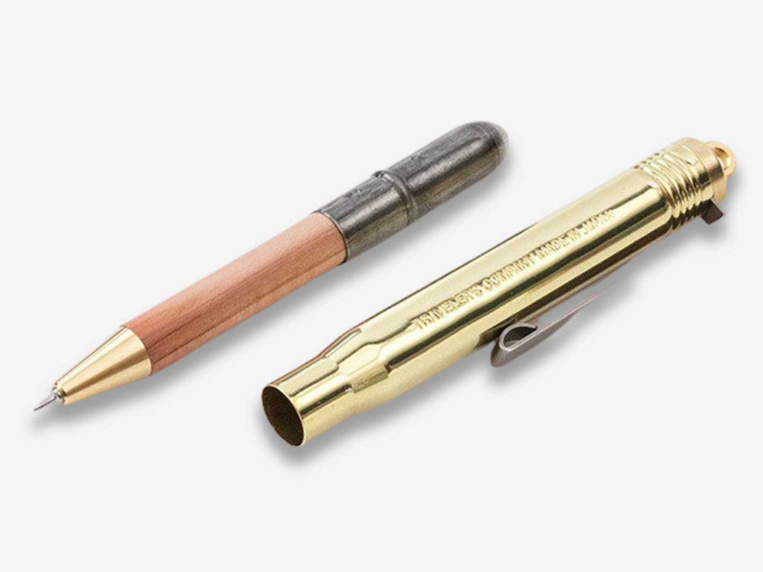 Ballpoint Pen - Kugelschreiber aus Messing - Serie BRASS von der TRAVELER'S COMPANY JAPAN Ballpoint Pen - Kugelschreiber aus Messing - Serie BRASS von der TRAVELER'S COMPANY JAPAN