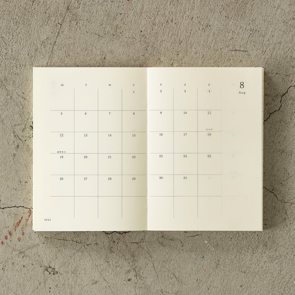 MD Notebook Kalender 2024 [A6]