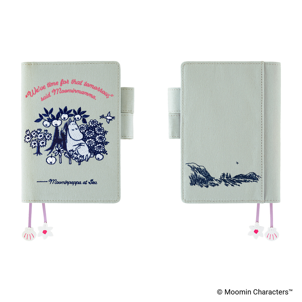 Hülle A6 Original – Moomin: My Yard (Pale Mint) | Hobonichi