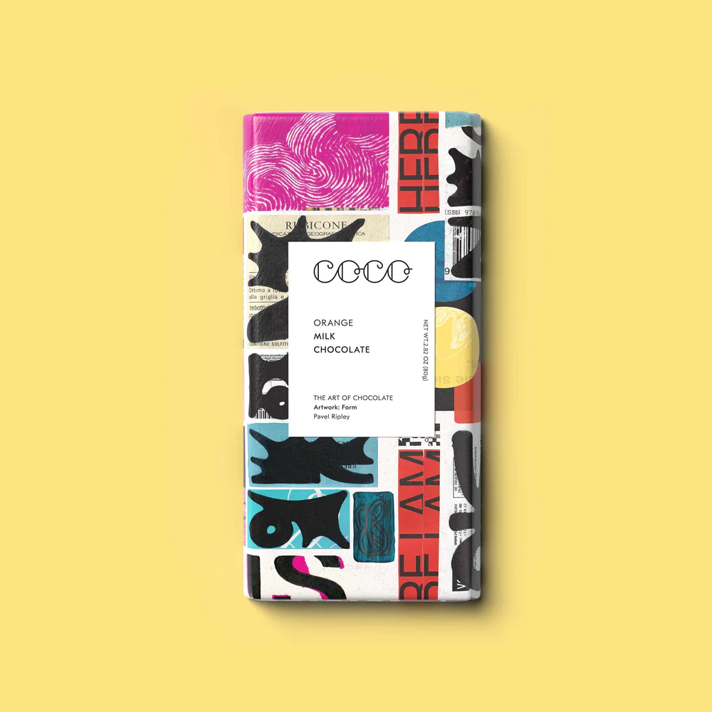 Tafel Schokolade - Orange 40% von Coco Chocolatier aus der Kategorie Coco Chocolatier mit der Artikelnummer 465882