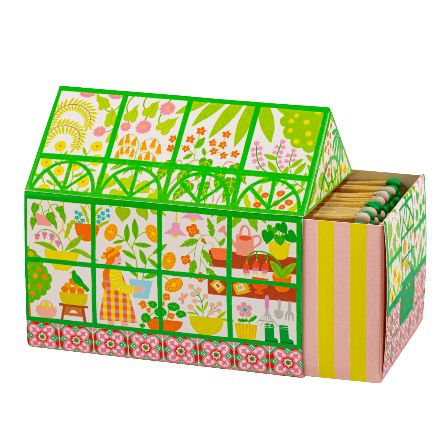 Streichhölzer "Greenhouse House"