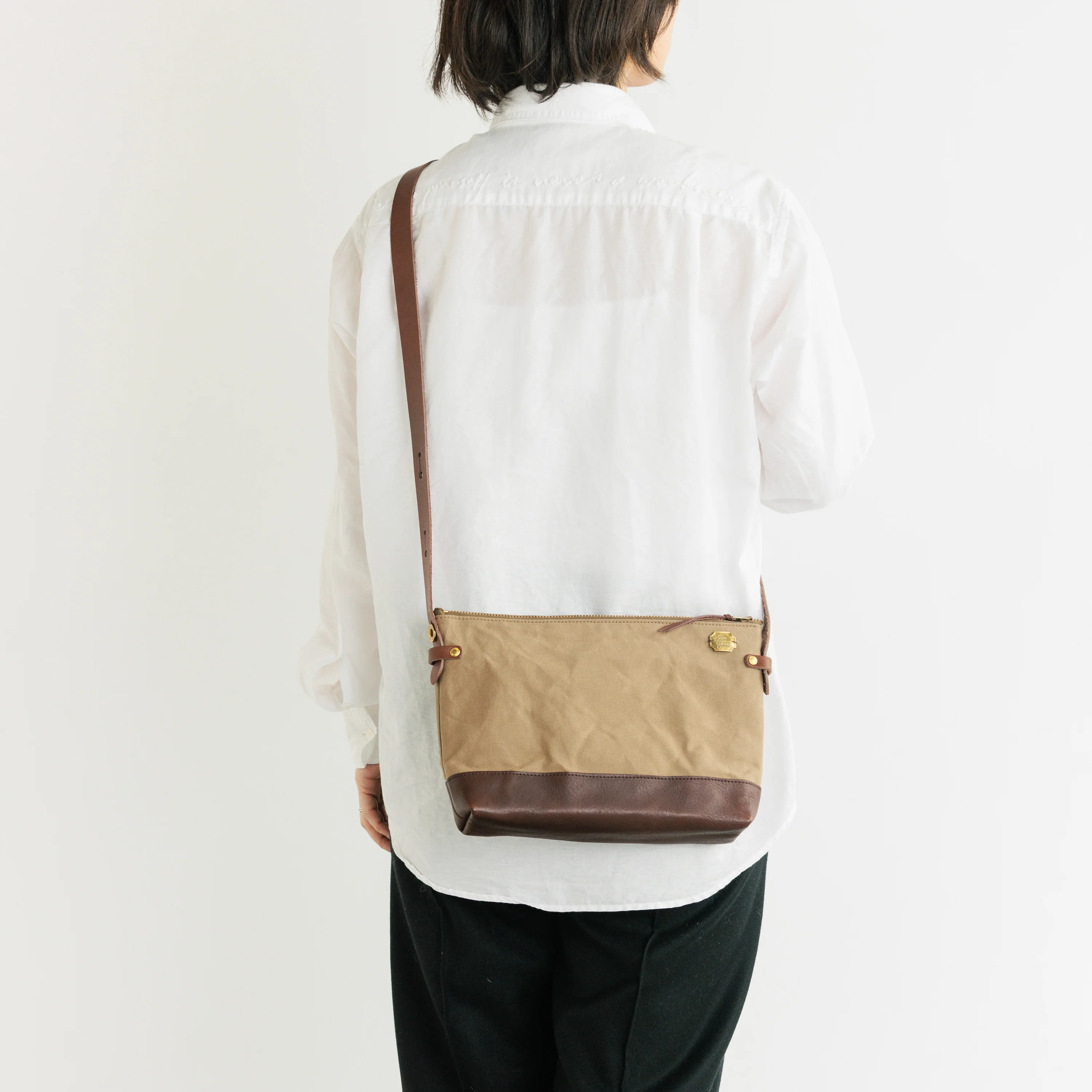 Shoulder Bag - Leather Bottom - The Superior Labor